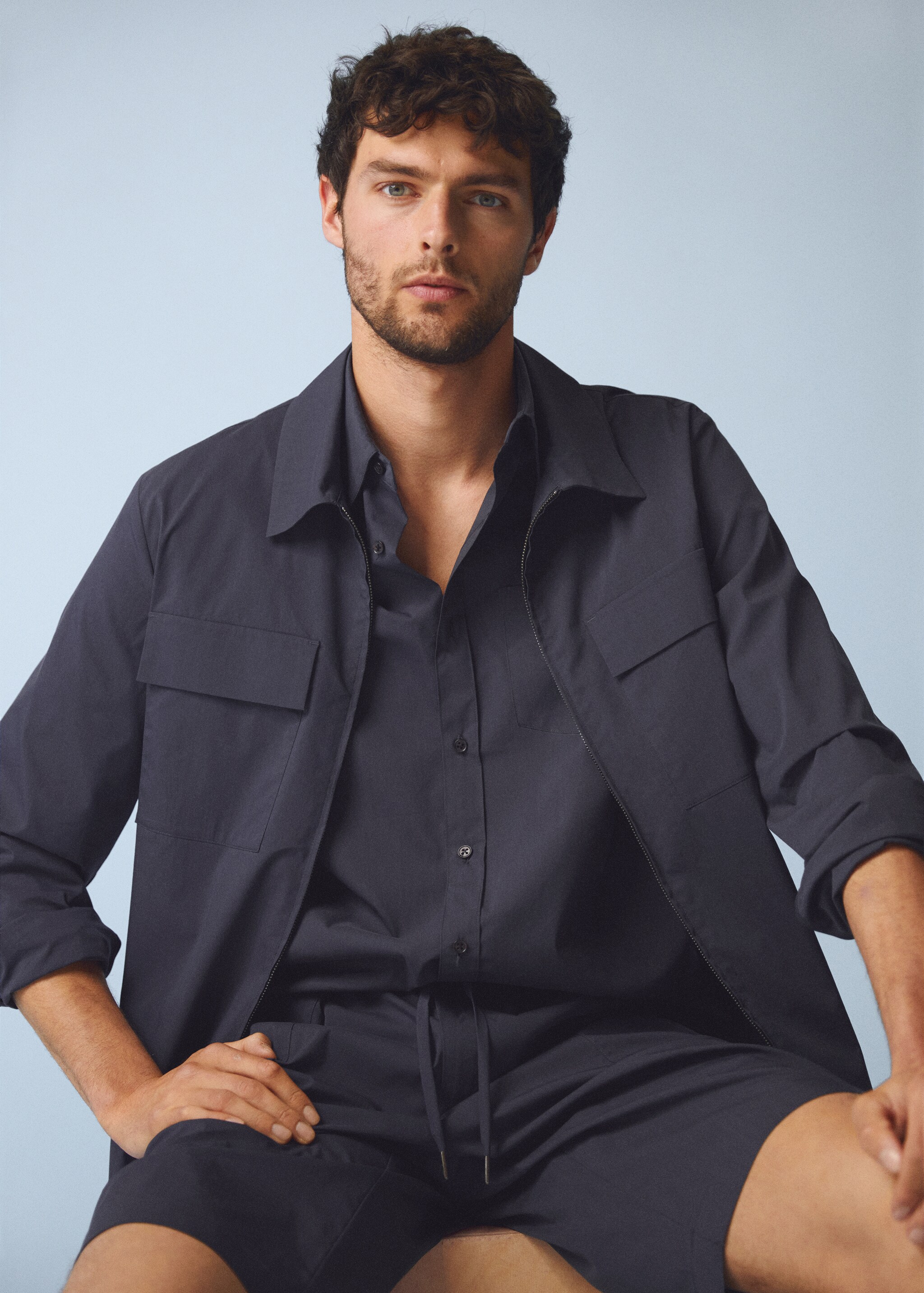 Chaqueta bolsillos tejido premium - Detalle del artículo 6