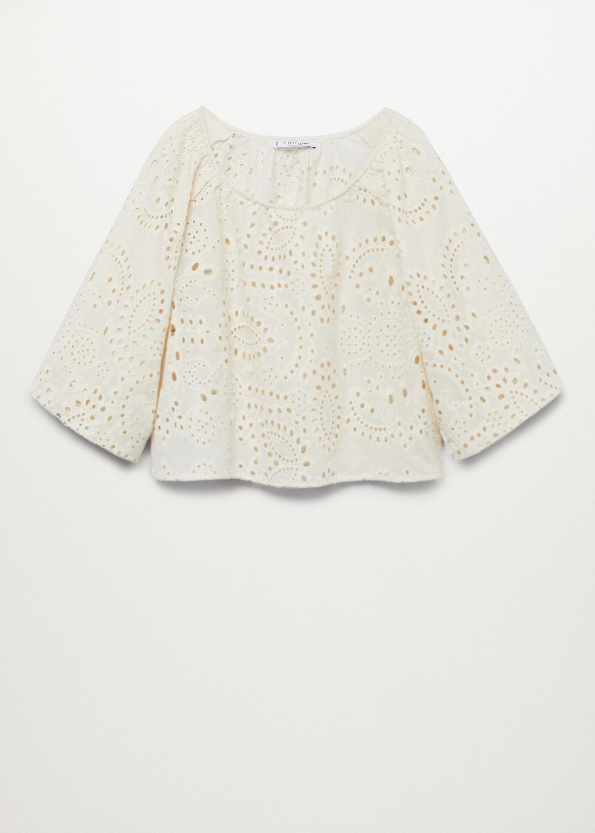 Blusa bordada algodón - Artículo sin modelo