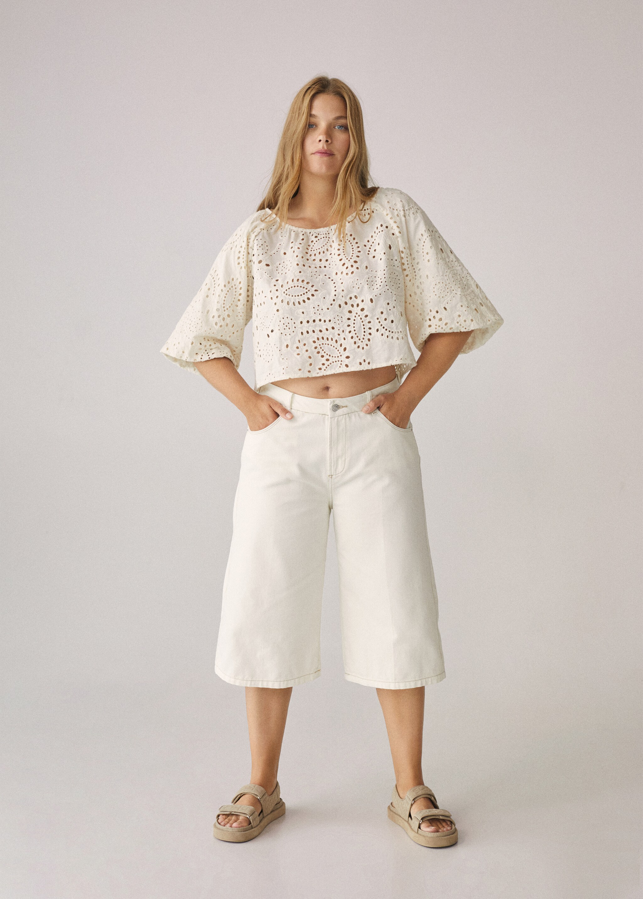 Blusa bordada algodón - Detalle del artículo 5