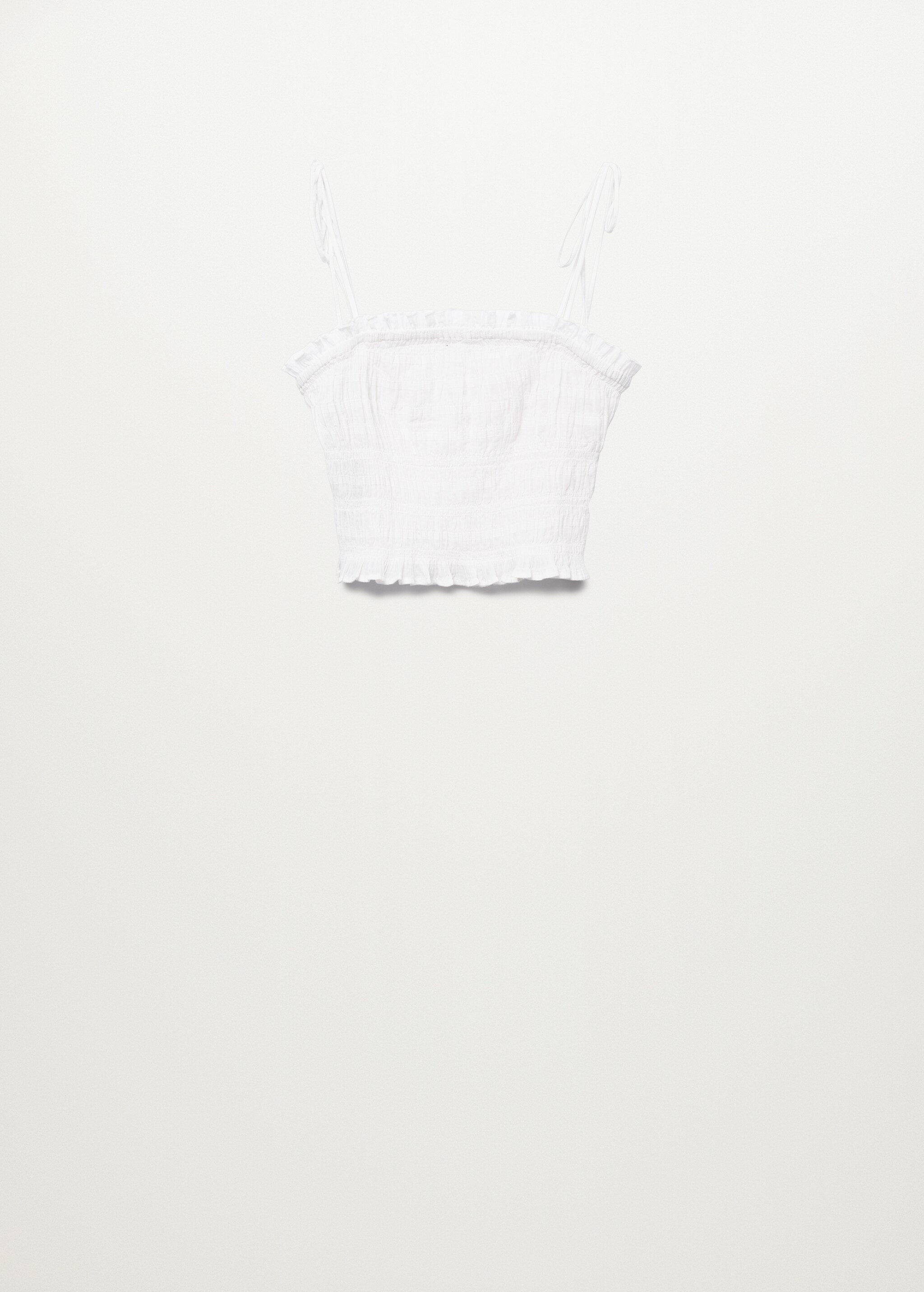 Draped crop top - Article without model