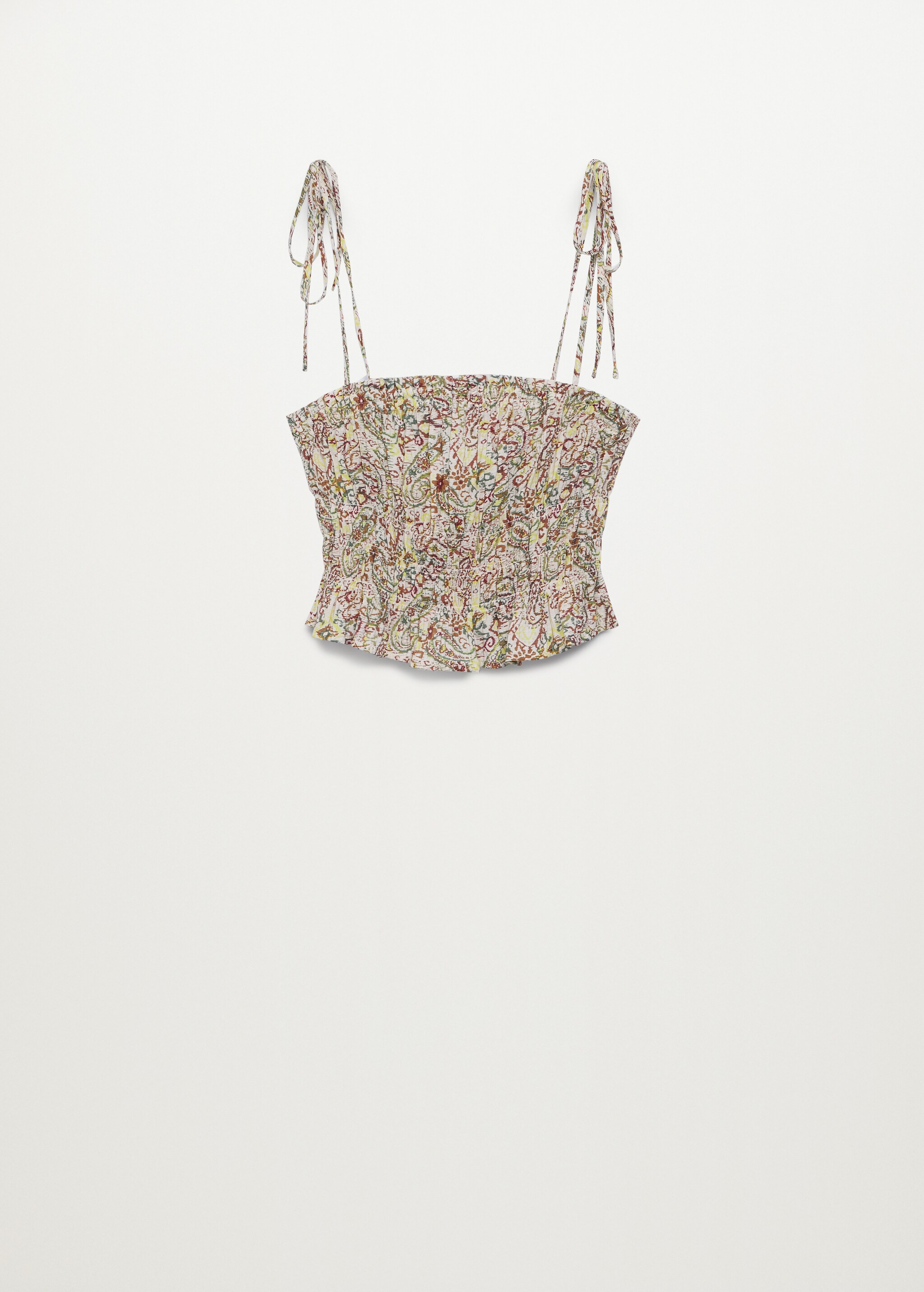 Draped crop top - Article without model