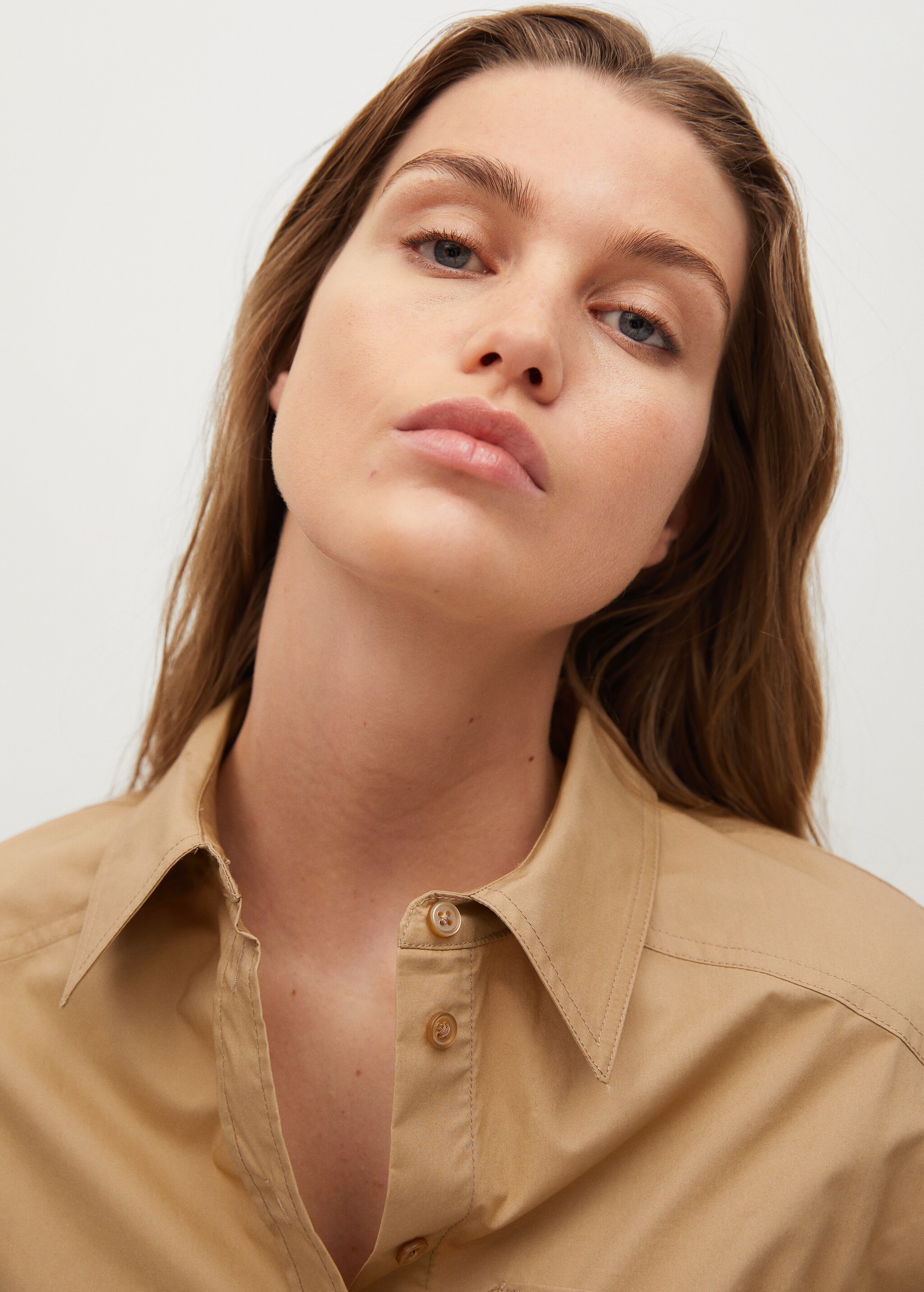 Flared sleeve cotton T-shirt - Details of the article 2