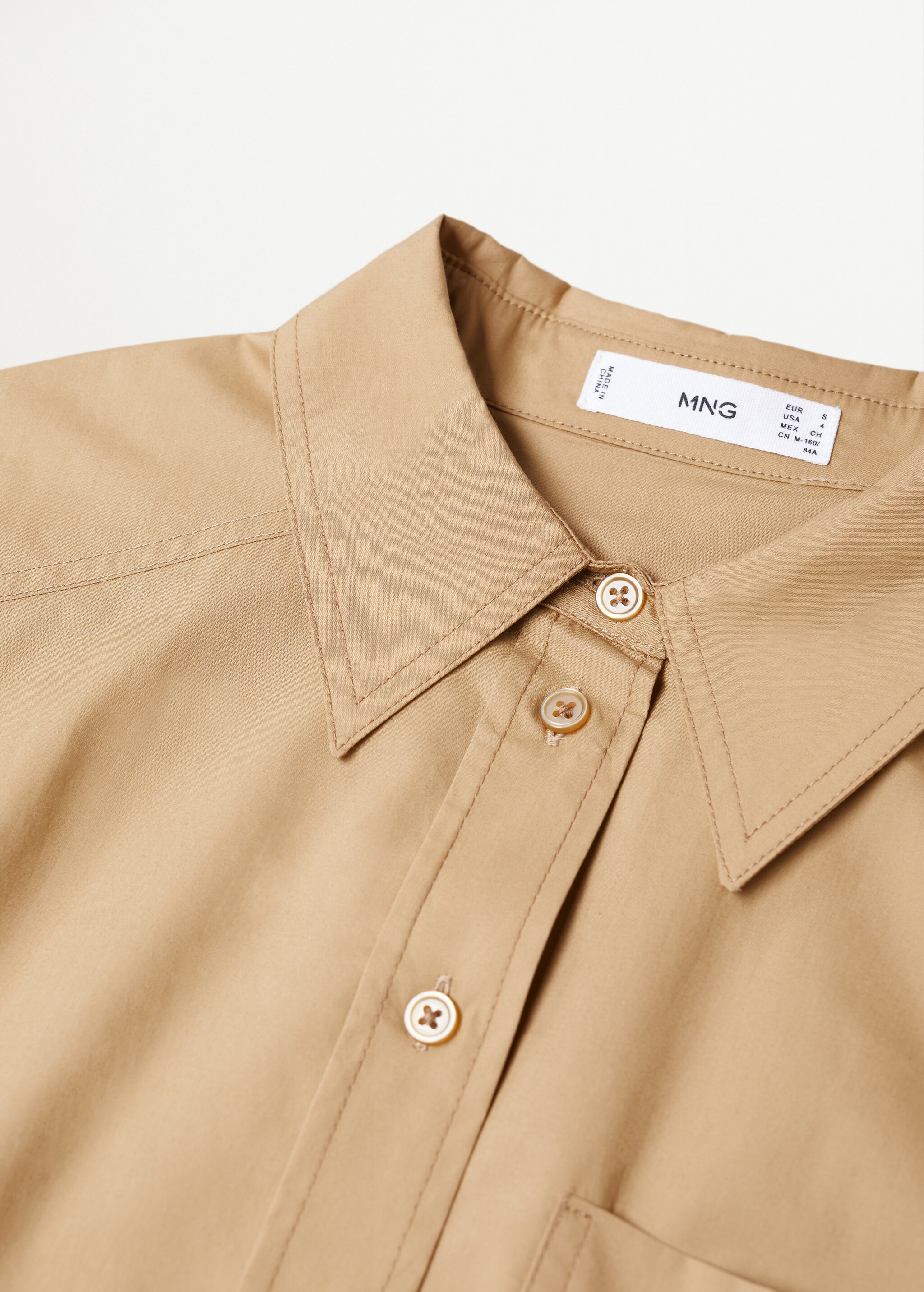 Flared sleeve cotton T-shirt - Details of the article 8