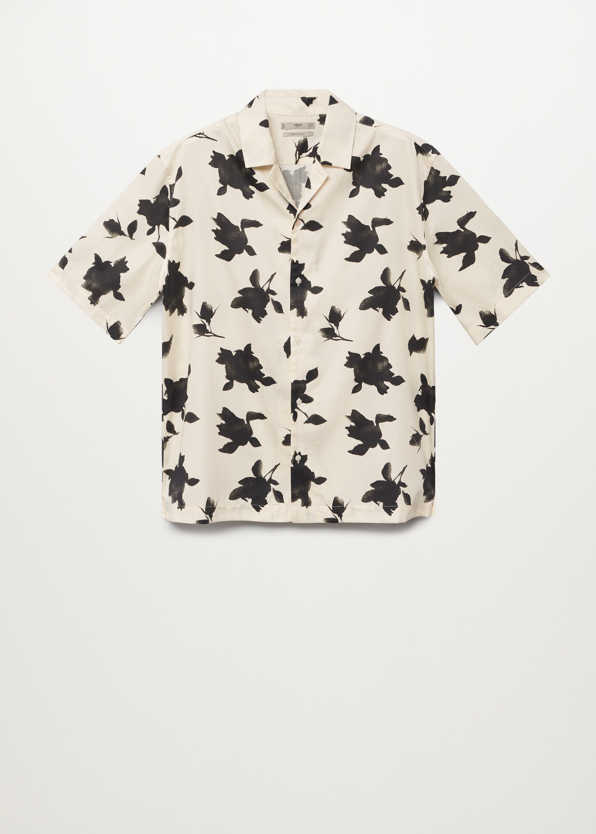 Camisa regular fit estampado floral - Artículo sin modelo