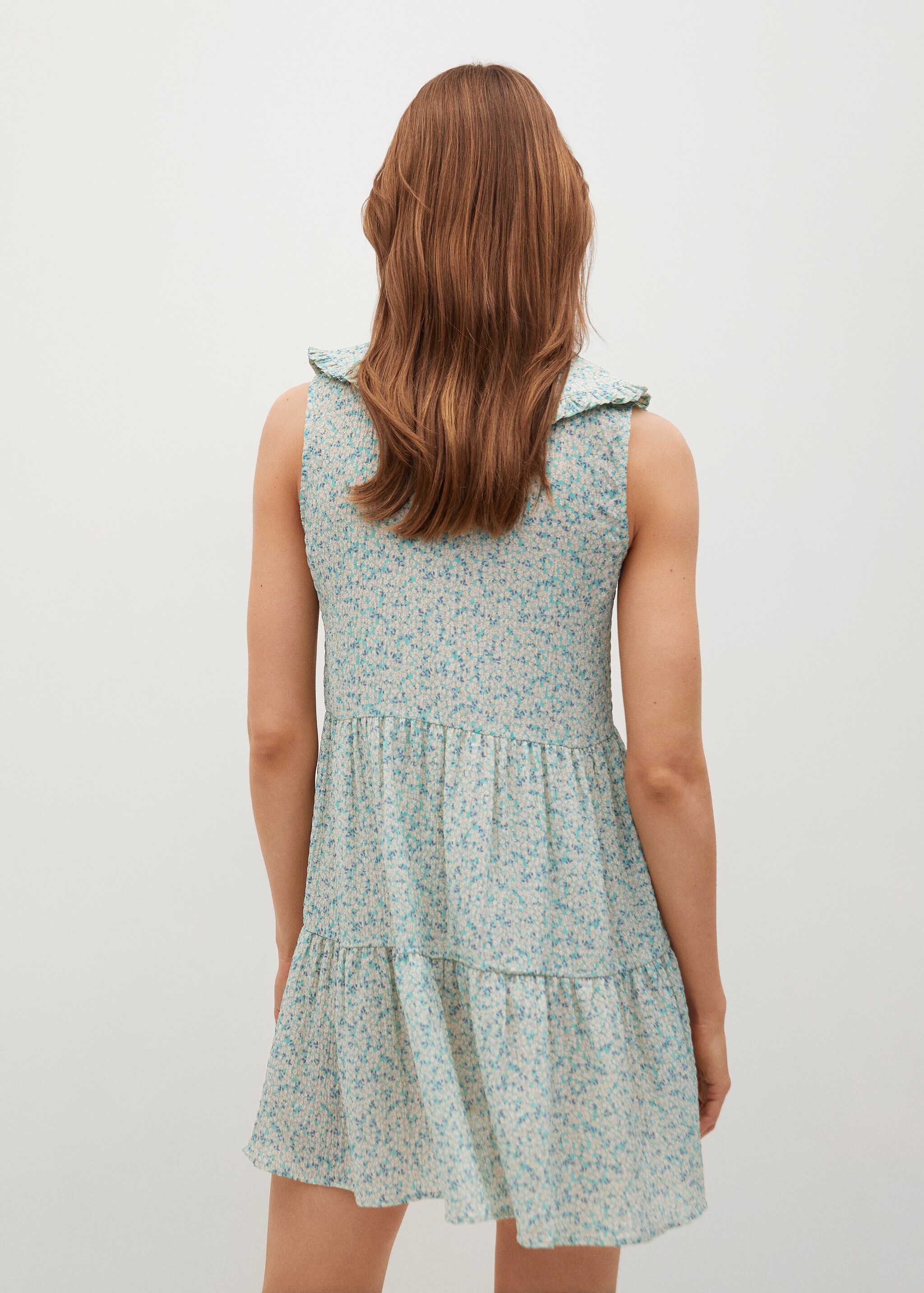 Vestido cuello babydoll - Reverso del artículo