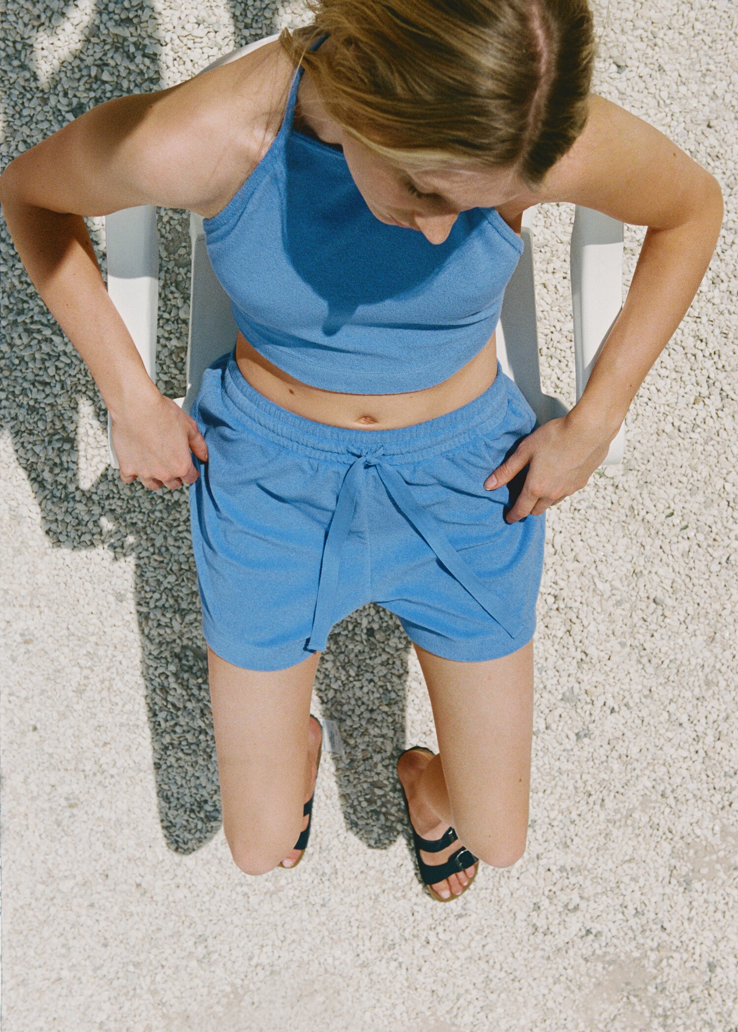 Terry cotton shorts - Details of the article 7