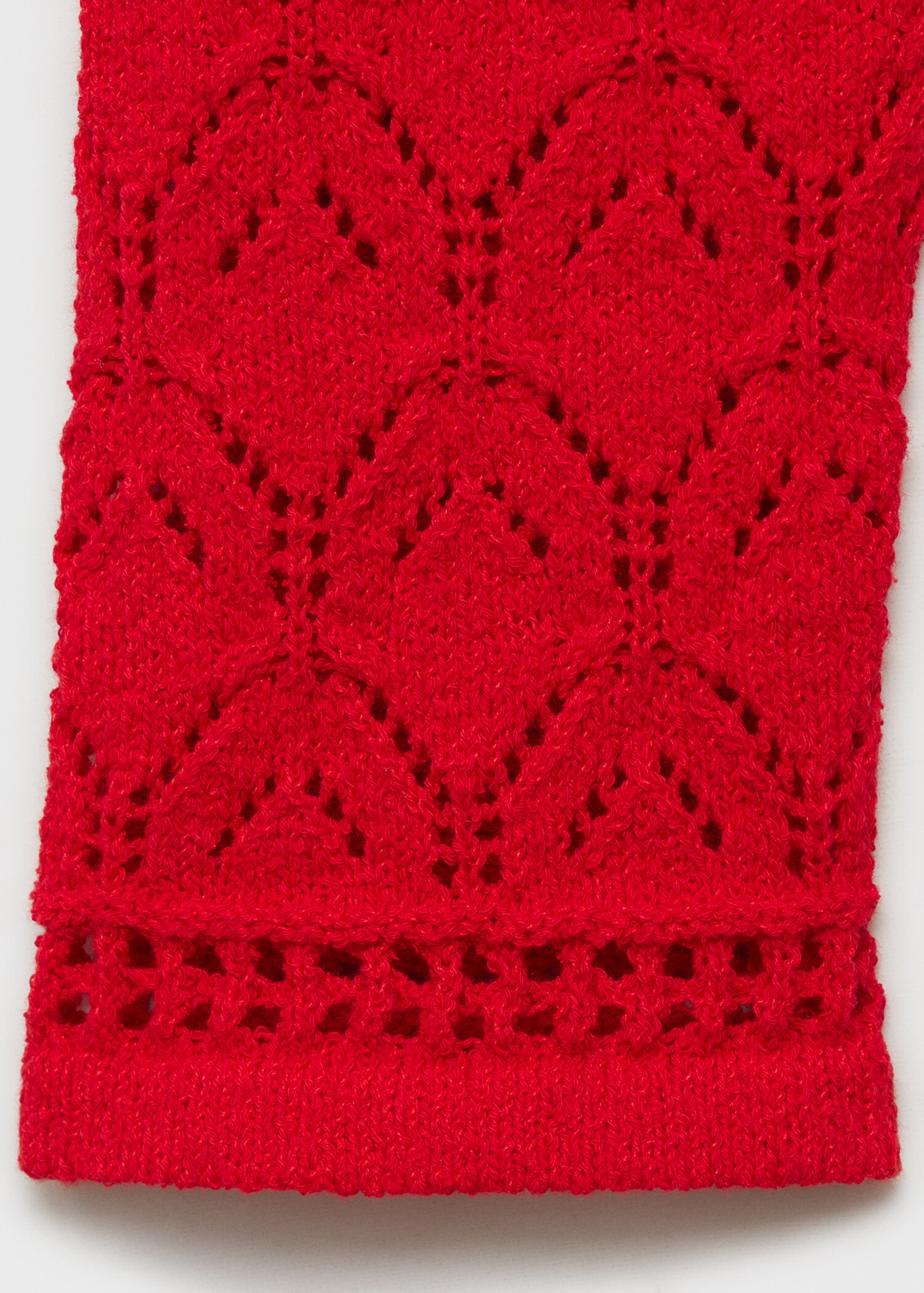 Openwork detail knit cardigan - Details of the article 0
