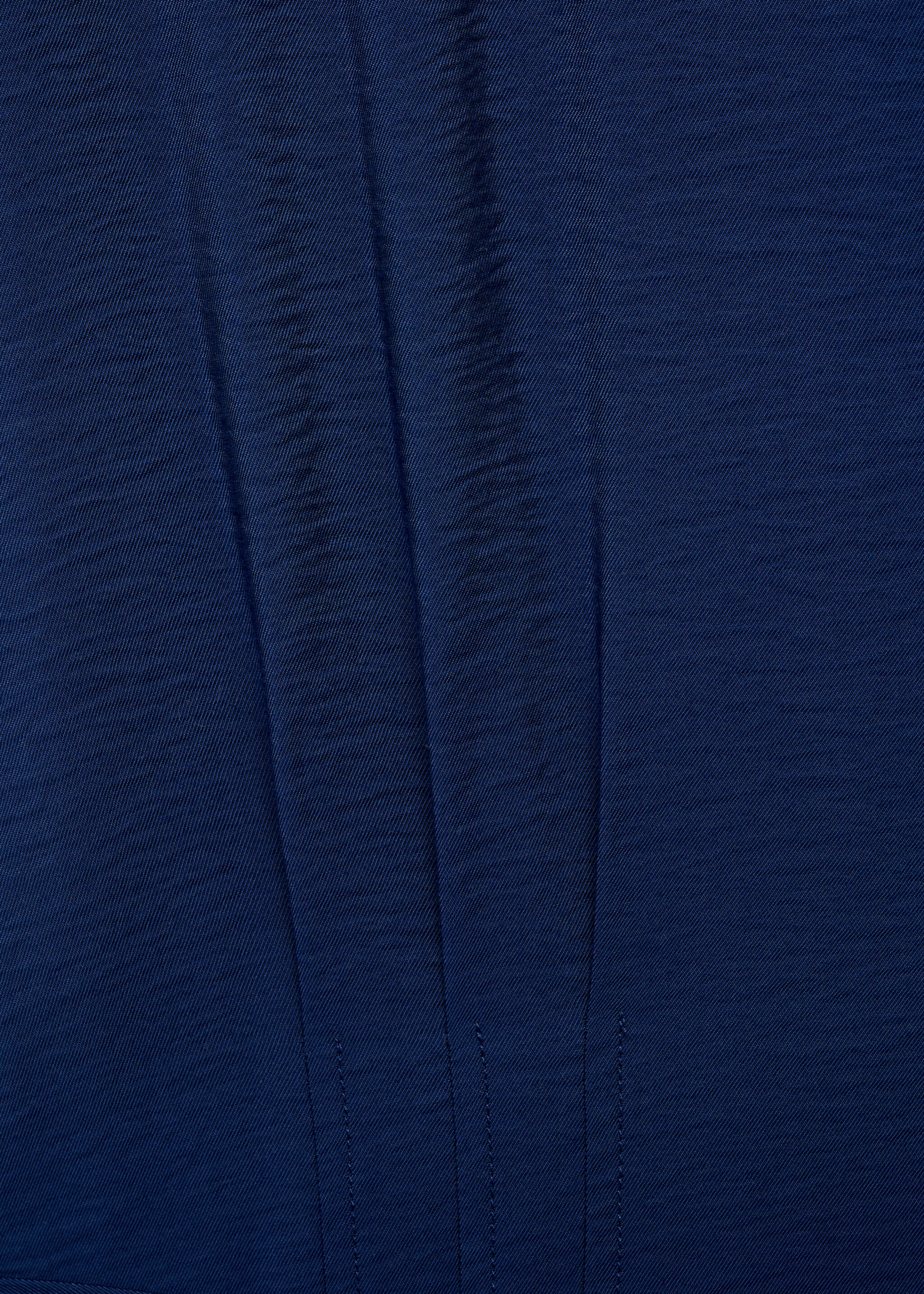 Printed long jumpsuit with belt - Details of the article 0, Ink Blue. Ref: 87047184-00.