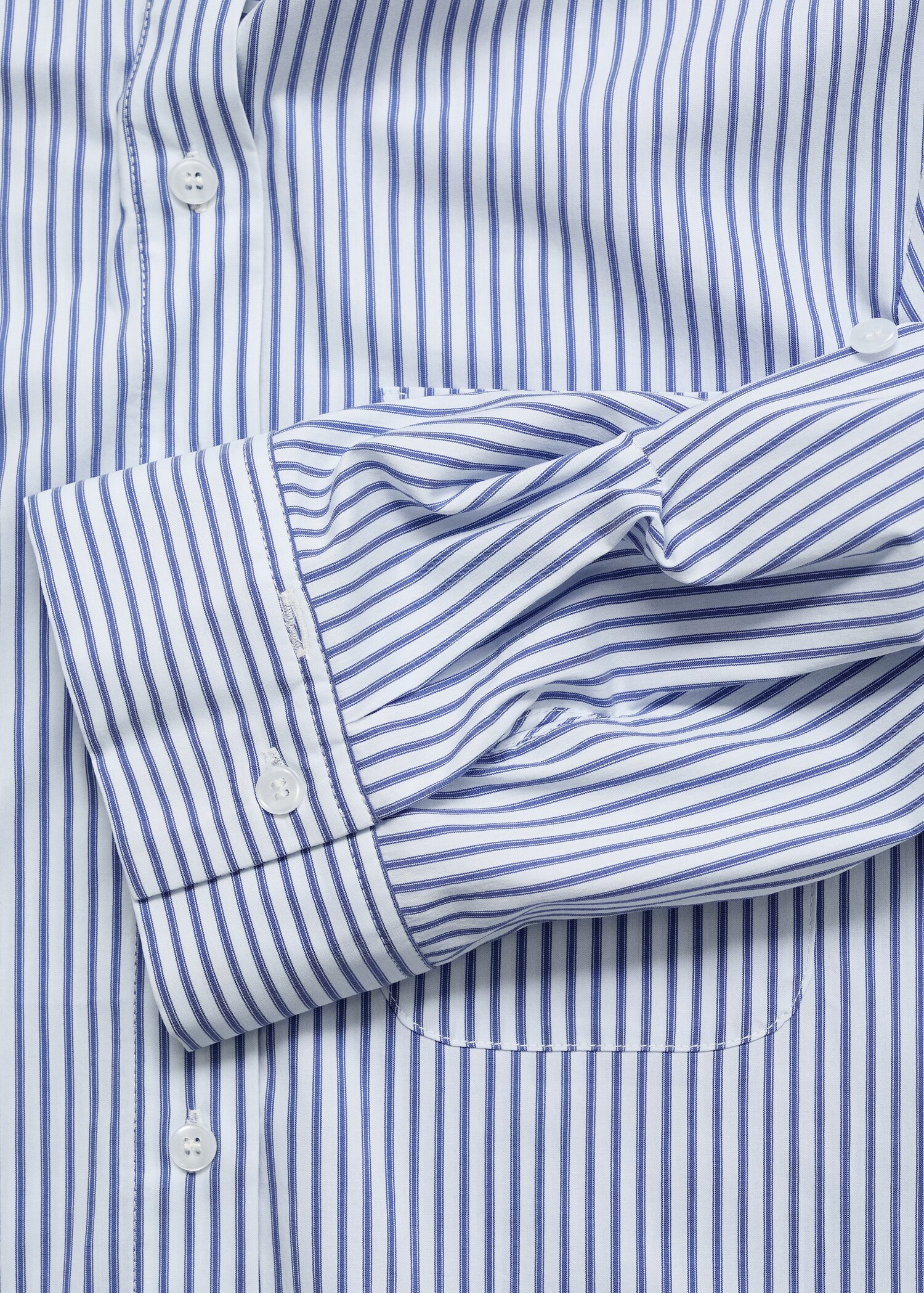 Striped multi-position sleeve shirt - Details of the article 0