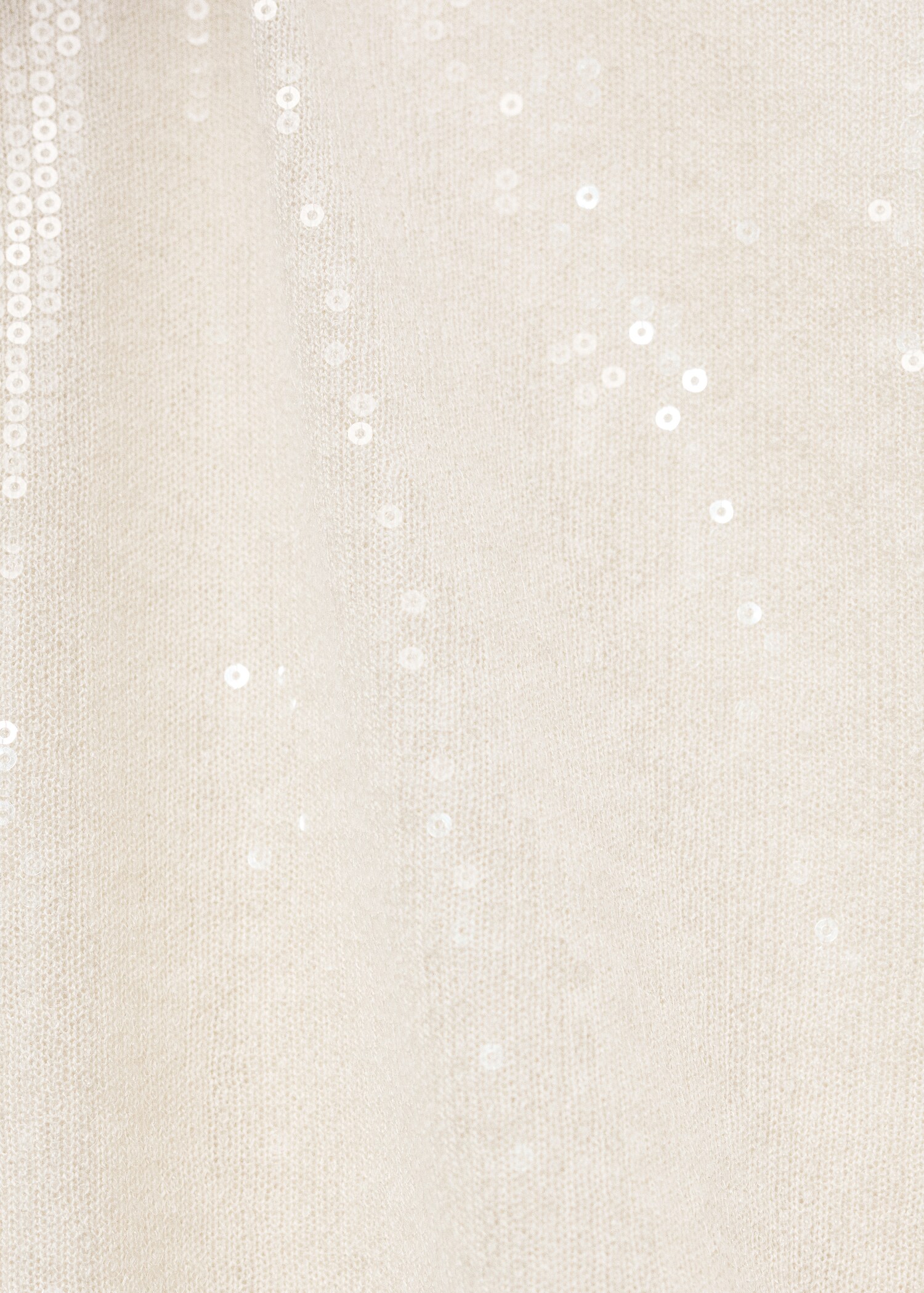 Kortärmad stickad paljettröja - Detaljer om artikeln 0