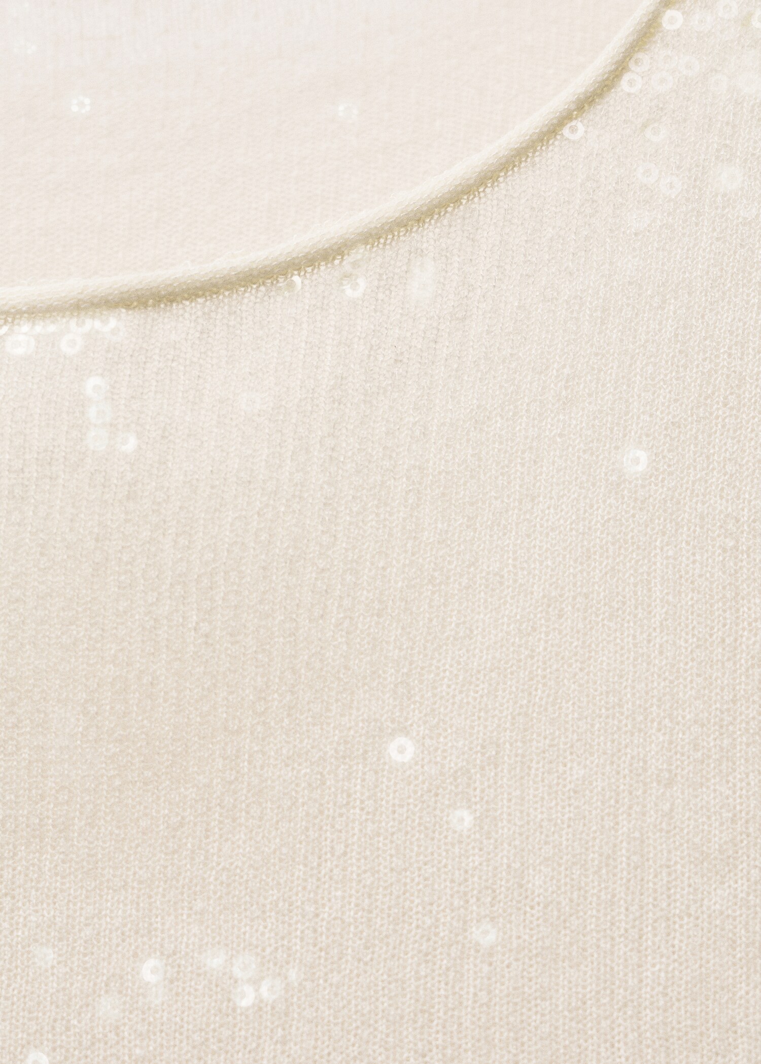 Kortärmad stickad paljettröja - Detaljer om artikeln 8