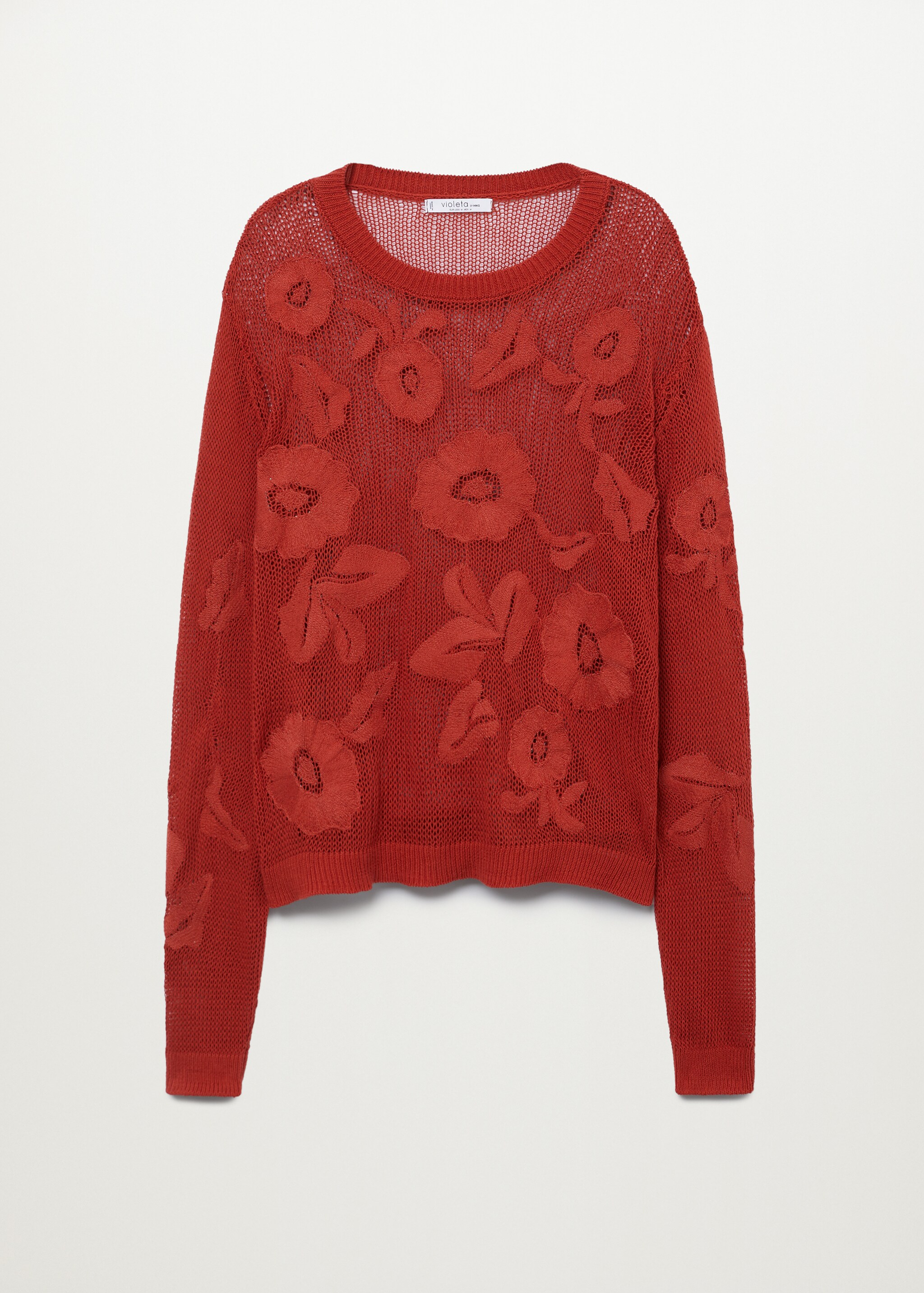 Jersey bordado flores - Artículo sin modelo
