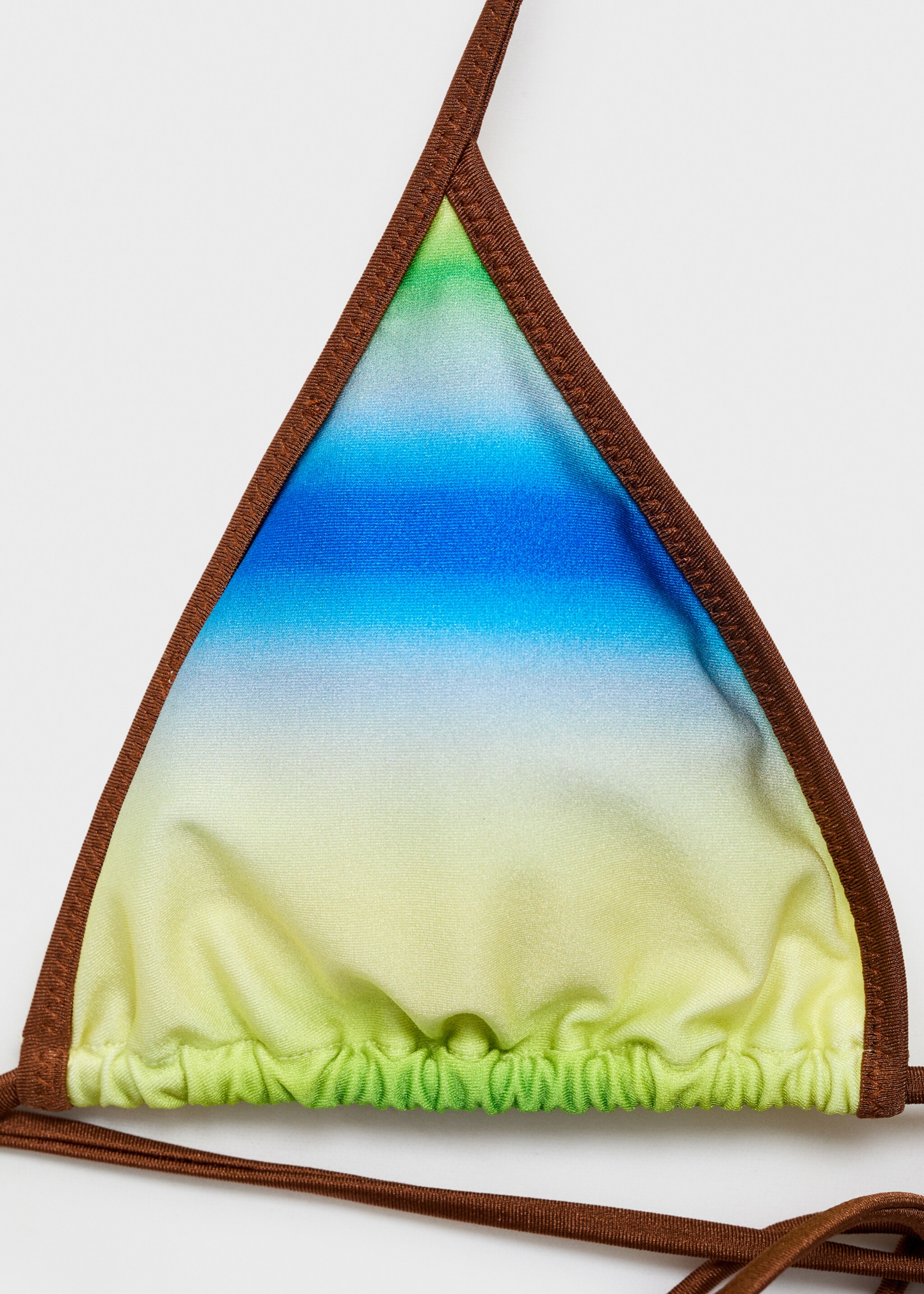 Bikinový top s efektem ombré - Detail zboží 8, Modrá. Ref: 87047679-00.