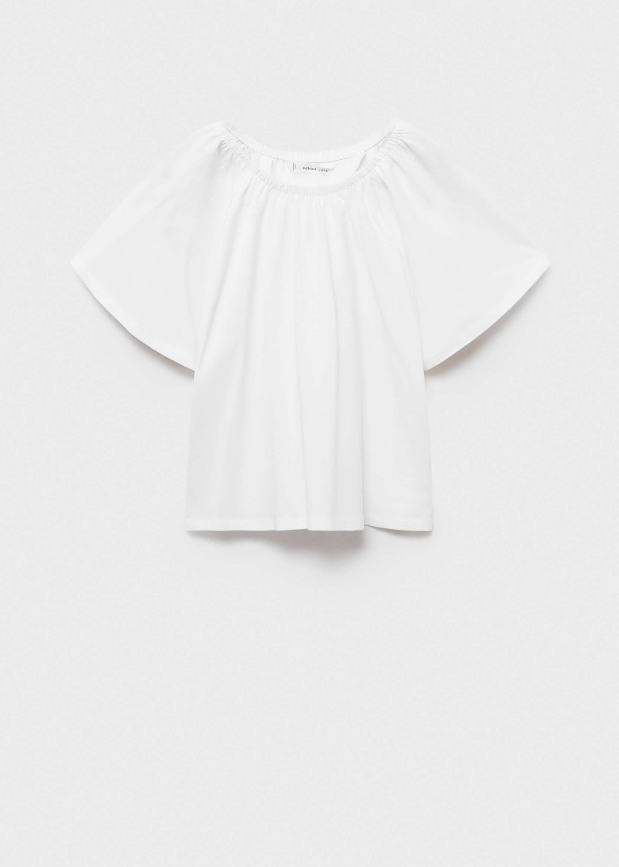 T-shirt met gekruiste rug - Artikel zonder model, Gebroken wit. Ref: 87047690-00.