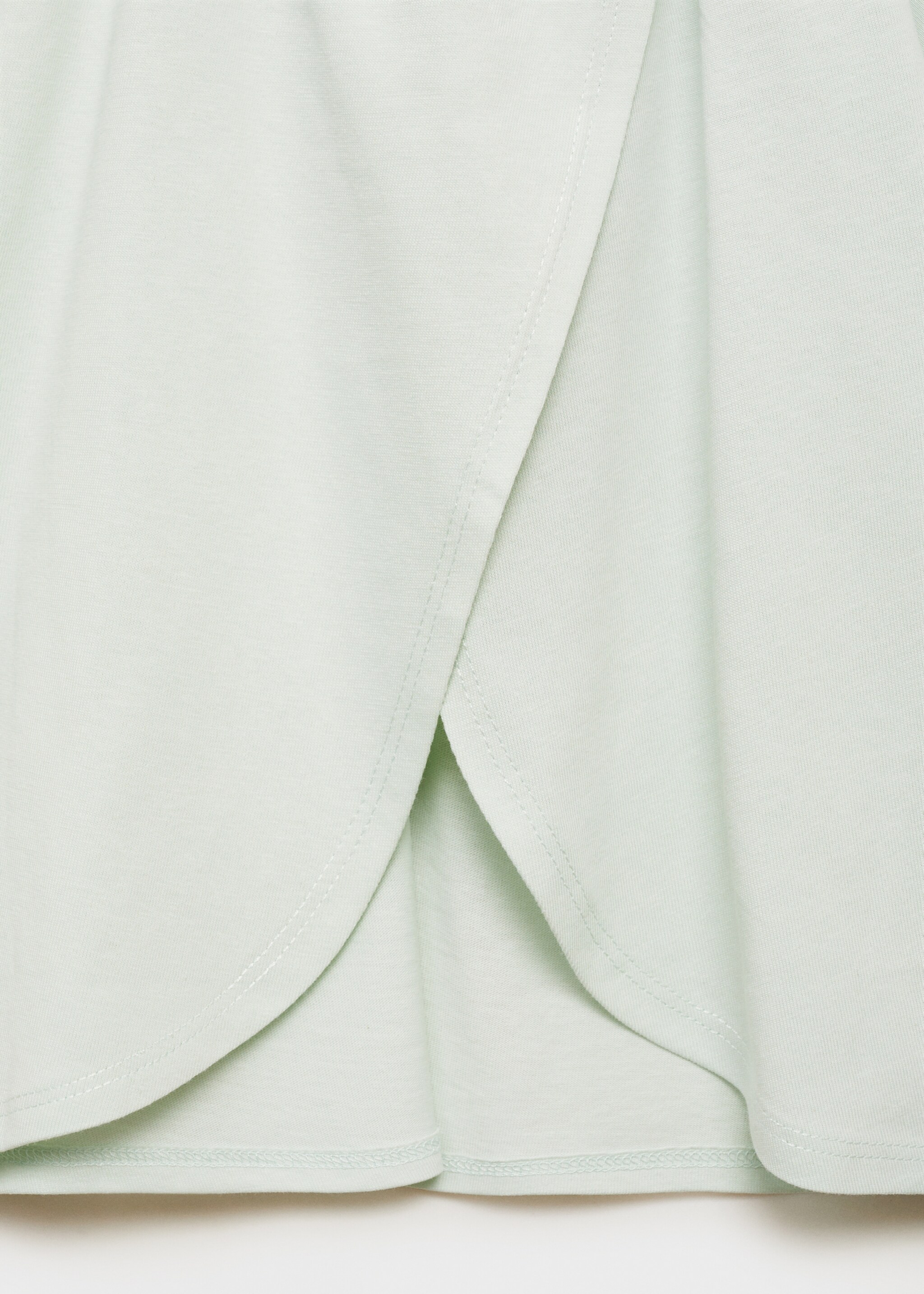 Crossover back T-shirt - Details of the article 0, Mint Green. Ref: 87047690-00.