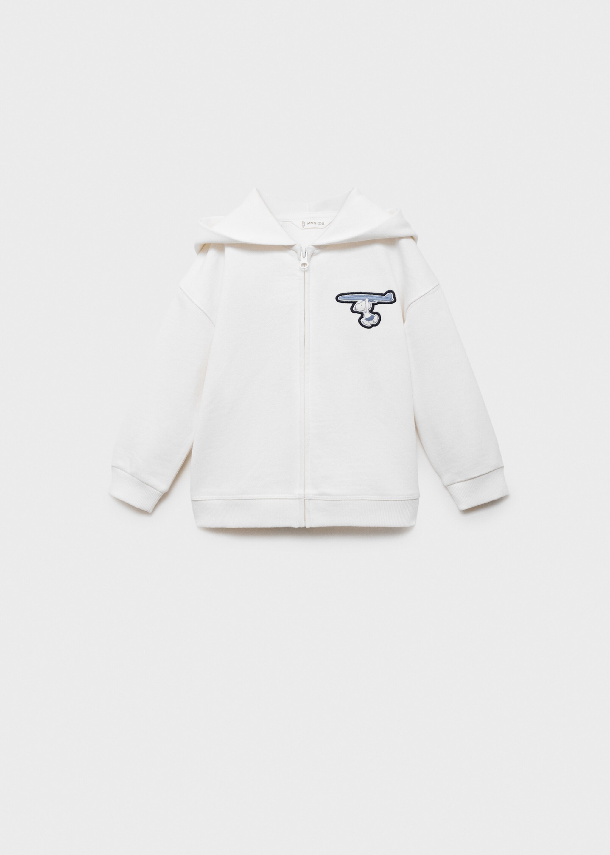 Snoopy cotton sweatshirt - Article without model, Off White. Ref: 87047704-00.