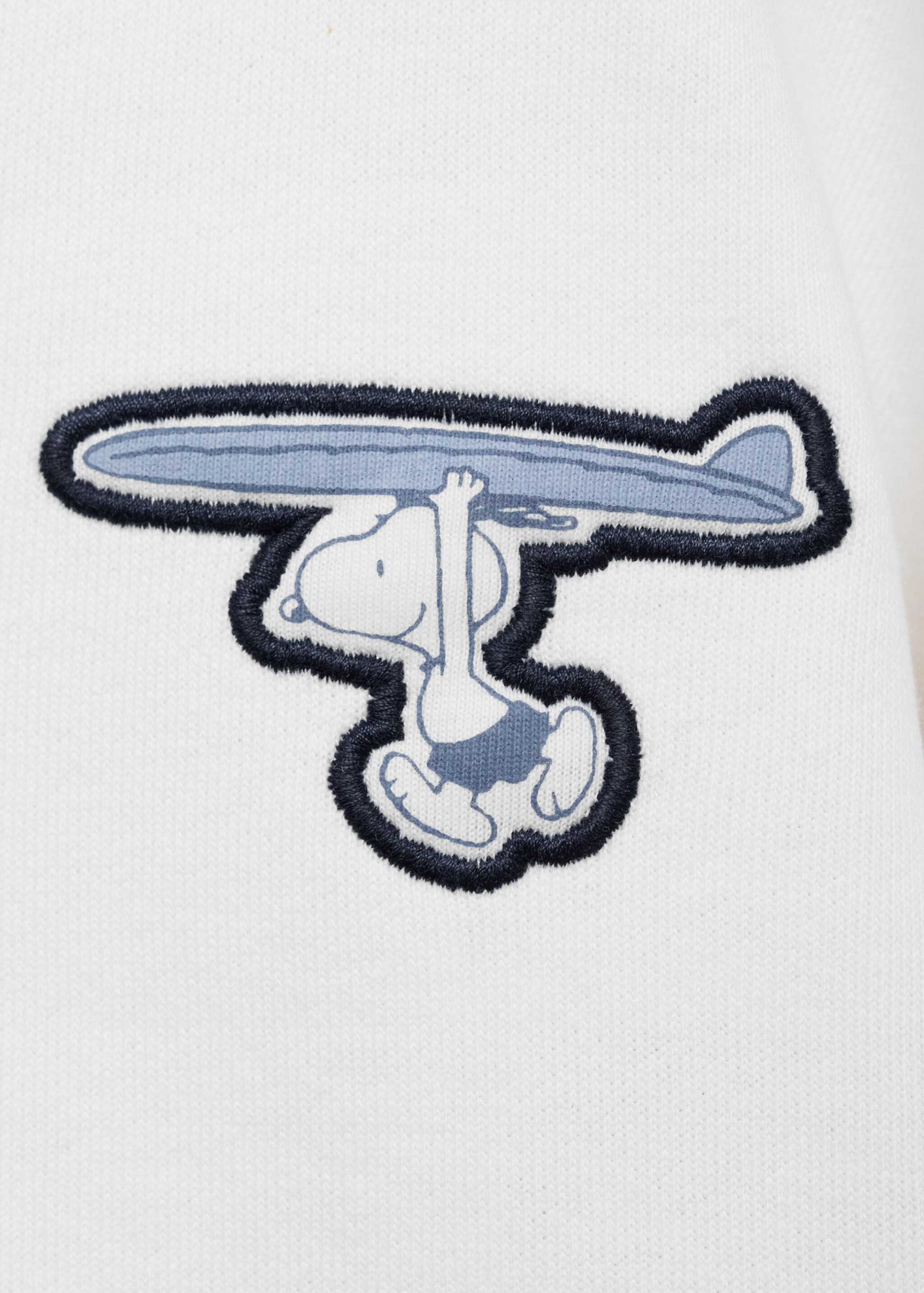 Snoopy cotton sweatshirt - Details of the article 8, Off White. Ref: 87047704-00.