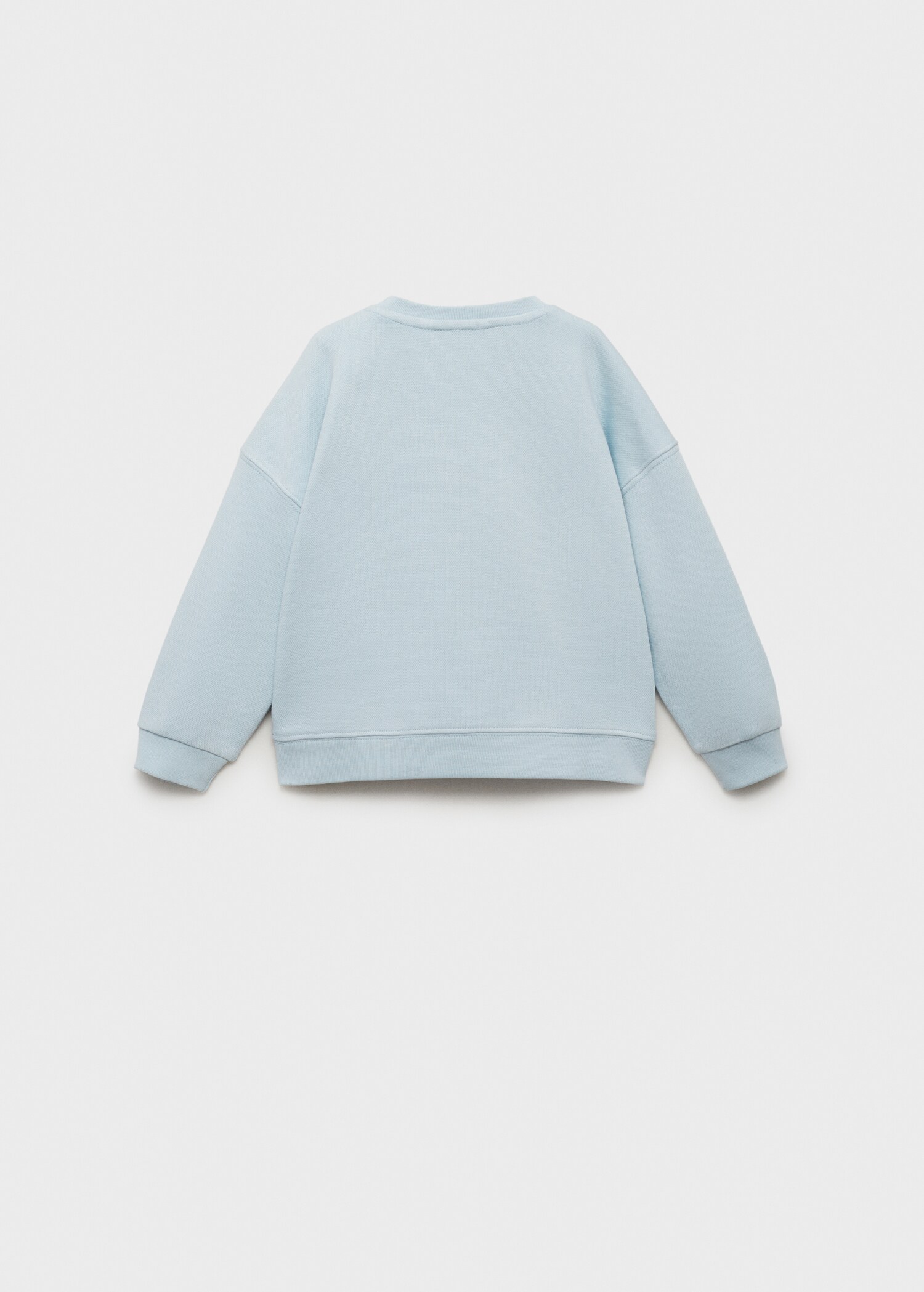 Sweat-shirt coton à poche - Verso de l’article