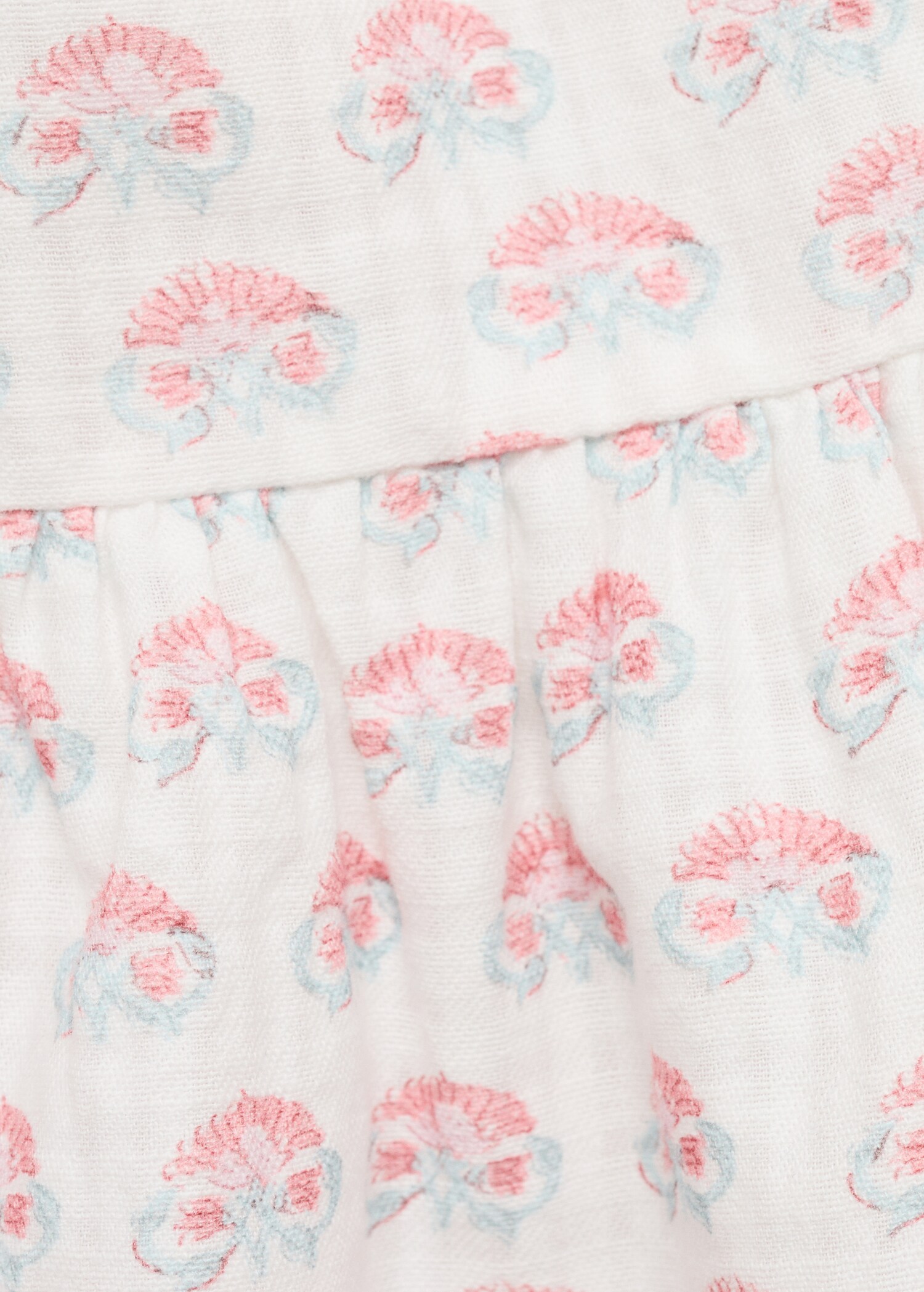 Floral embroidered dress with straps - Details of the article 0