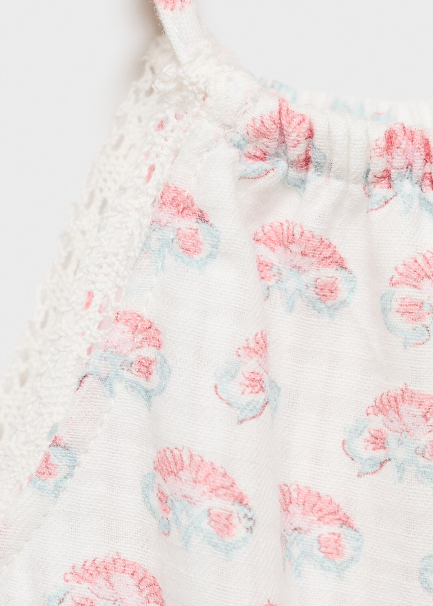 Floral embroidered dress with straps - Details of the article 8