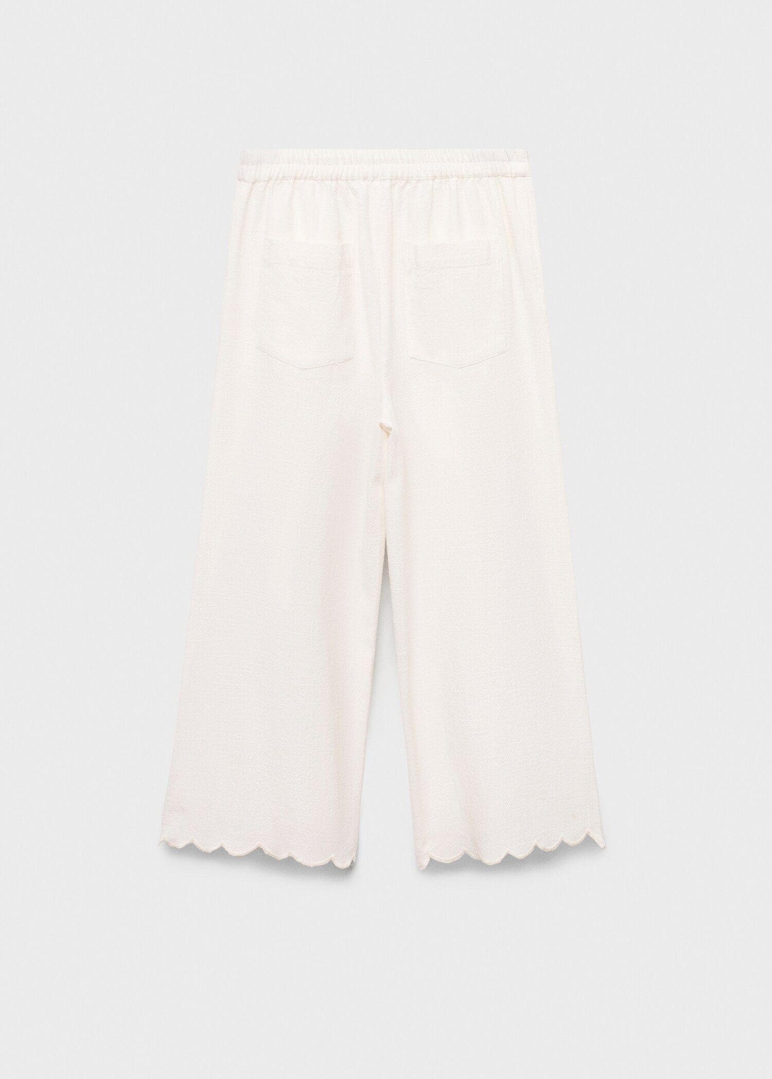 Hose mit Broderie Anglaise - Rückseite des Artikels