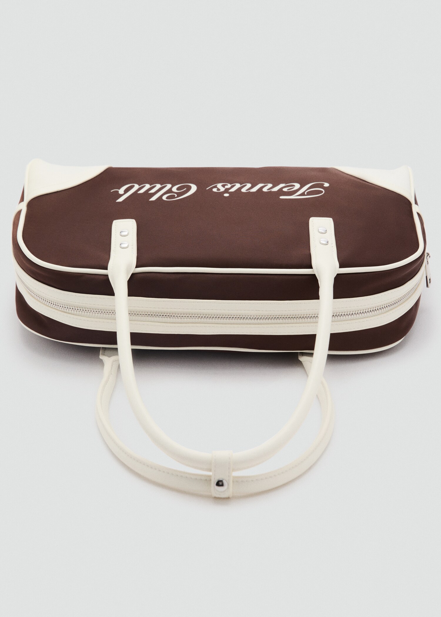 Contrasterende schoudertas met bedrukte boodschap - Detail van het artikel 2