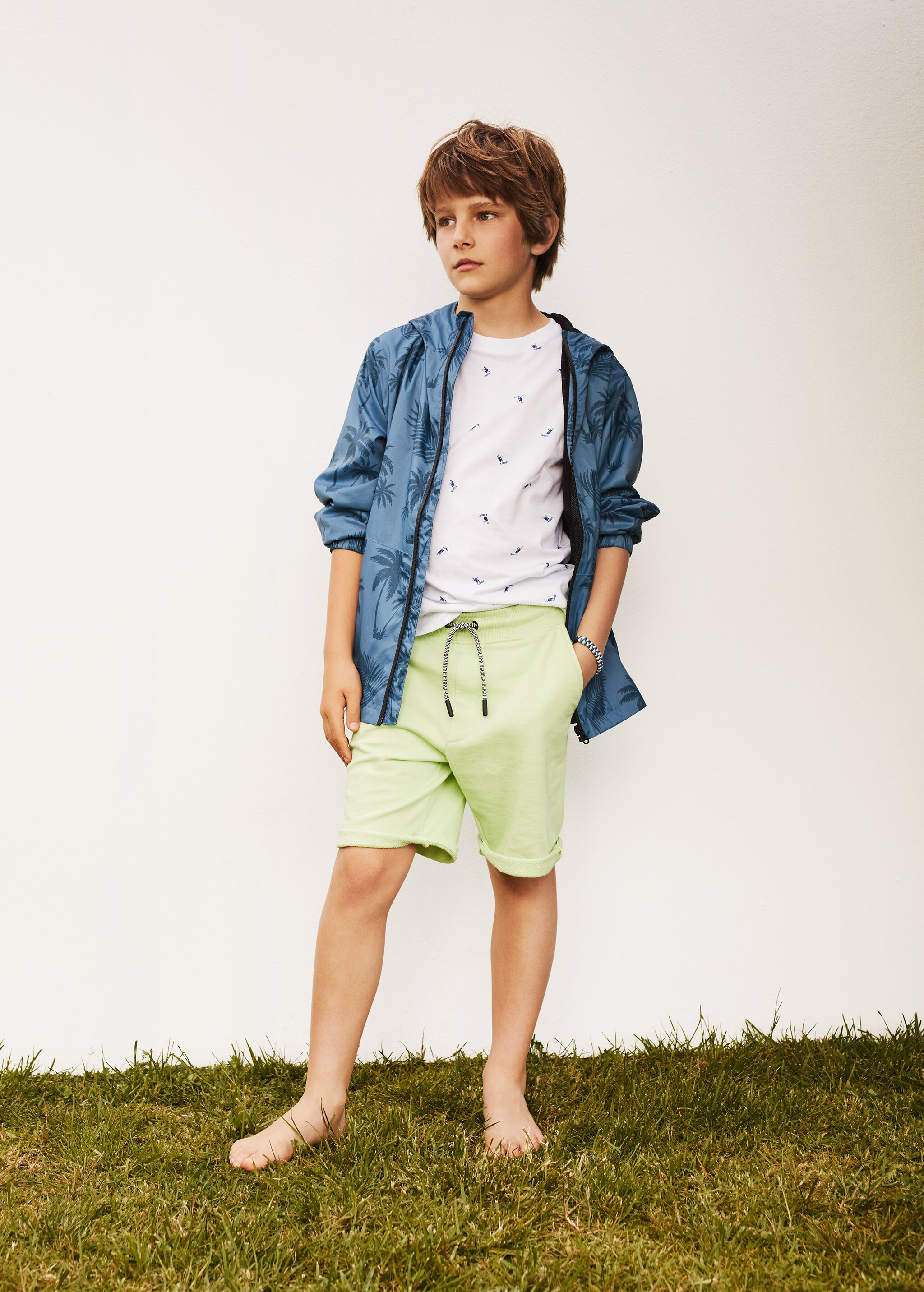 Bermudas algodón detalle estampado - Detalle del artículo 5