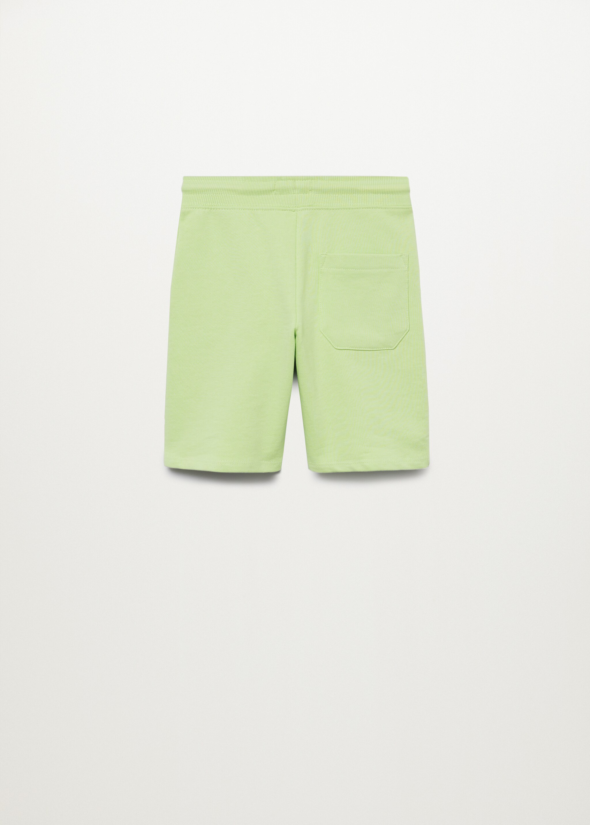 Bermudas algodón detalle estampado - Reverso del artículo