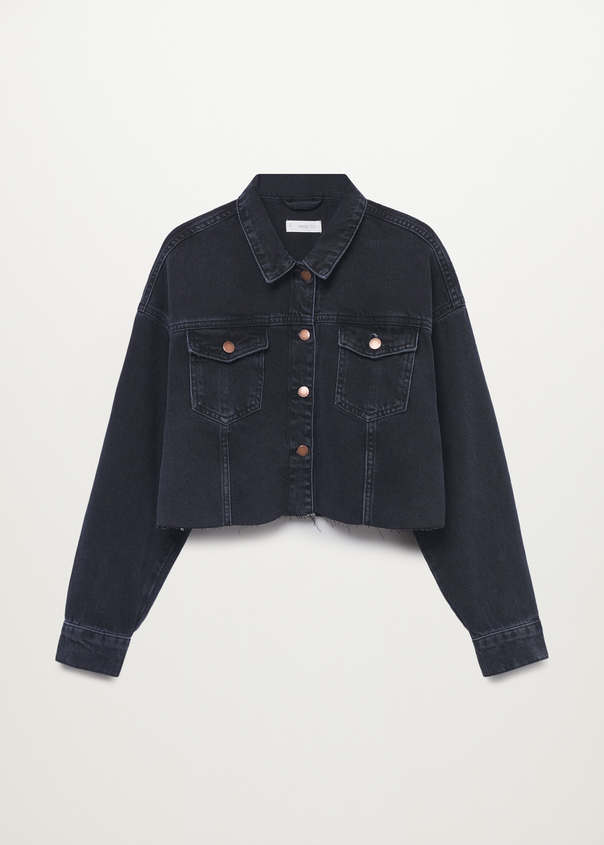 Denim crop jacket - Article without model