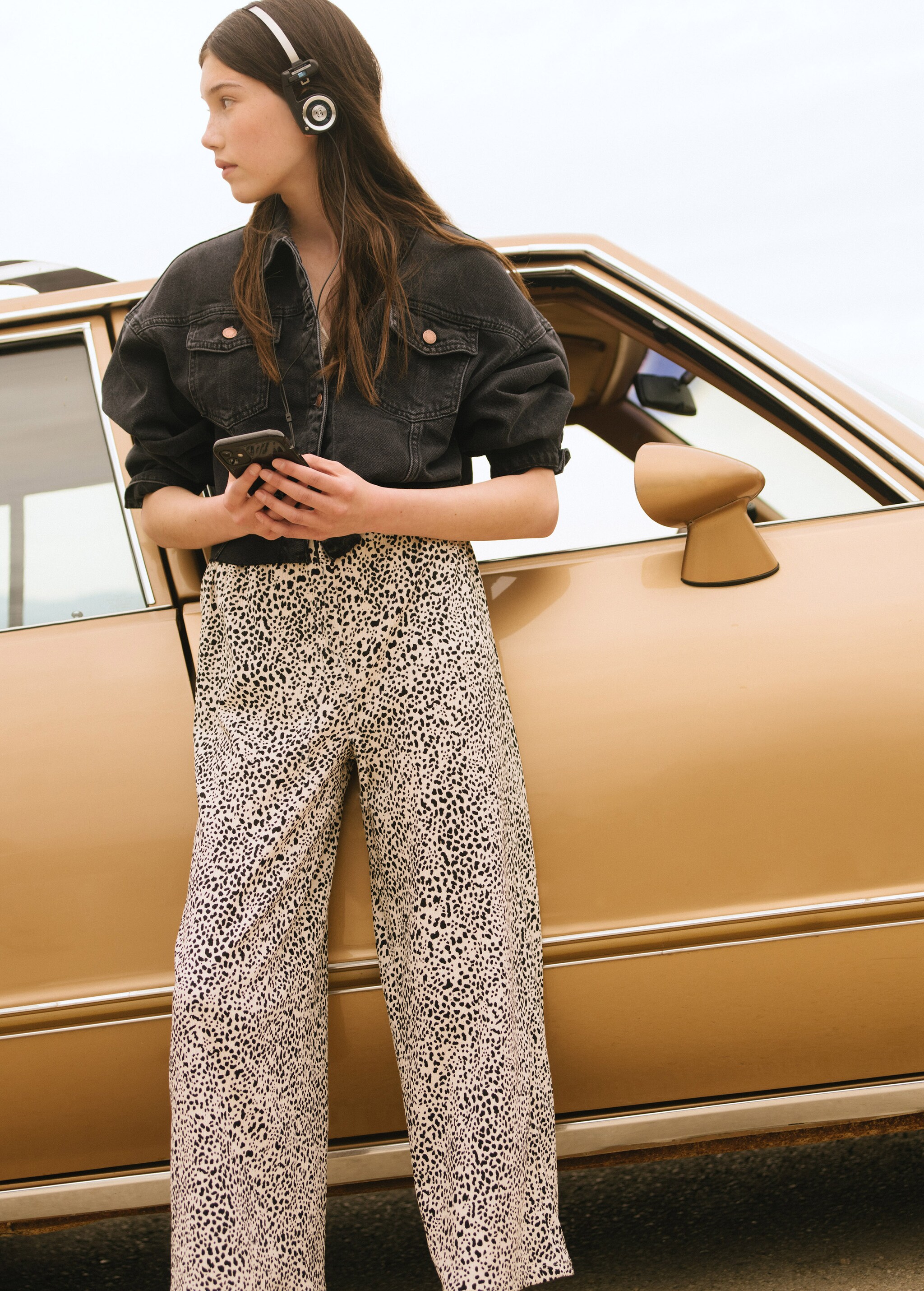 Denim crop jacket - Details of the article 5