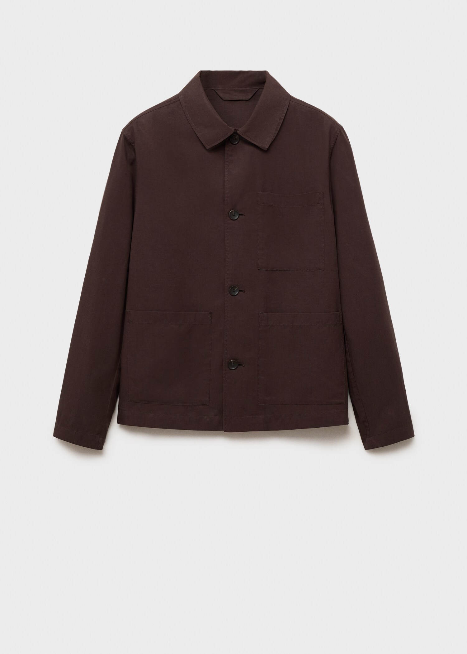 Pocket lyocell overshirt - Article without model