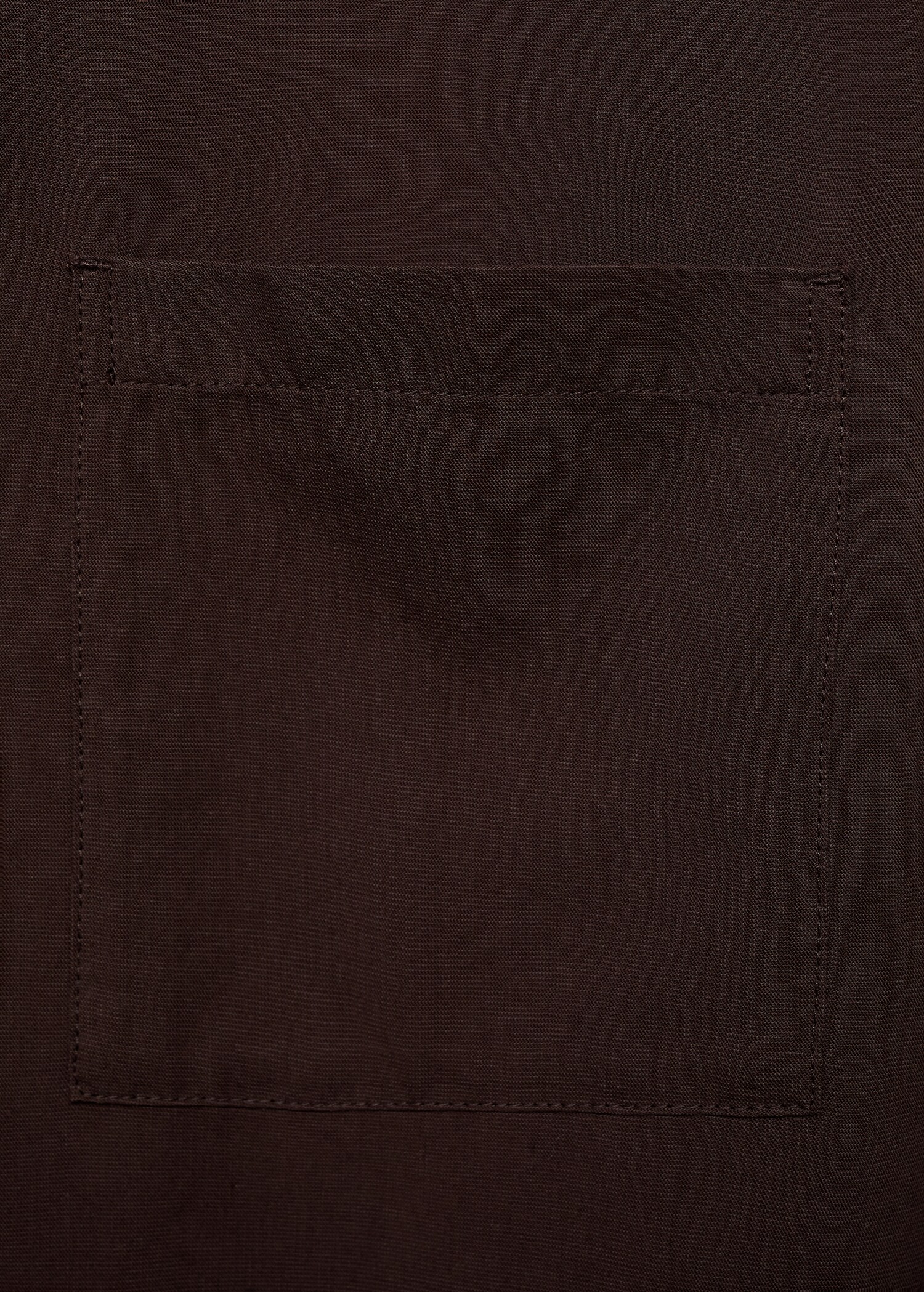 Pocket lyocell overshirt - Details of the article 0