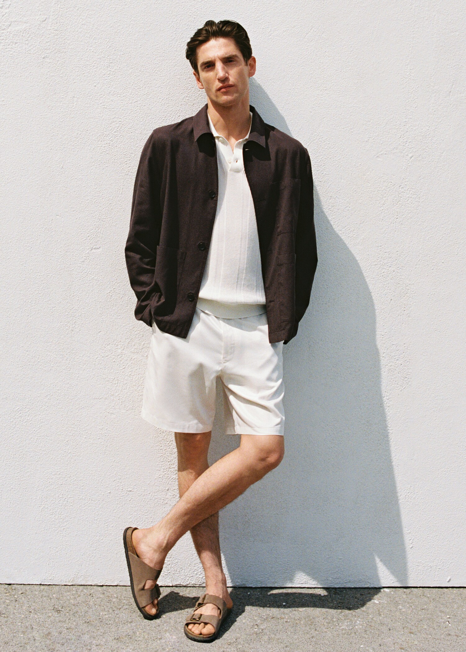 Pocket lyocell overshirt - Details of the article 3