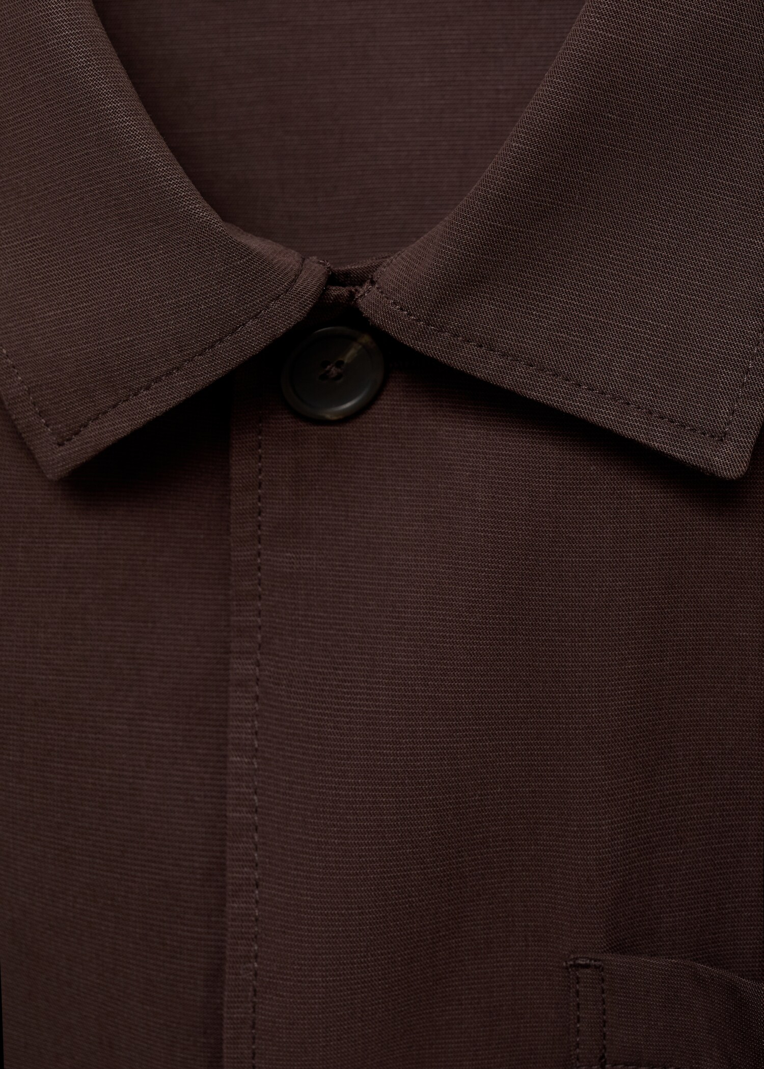 Pocket lyocell overshirt - Details of the article 8