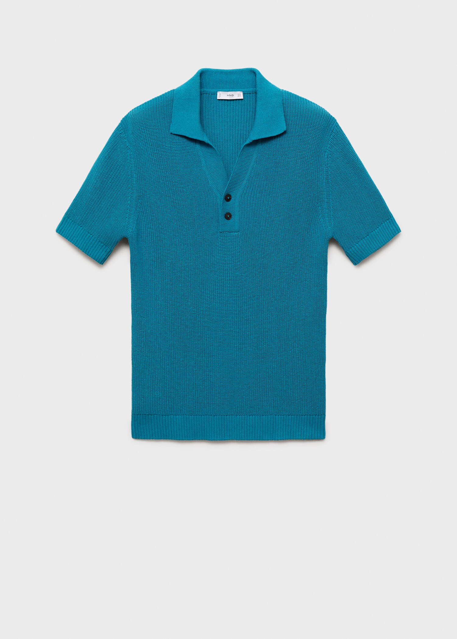 Pearl-knit polo shirt - Article without model