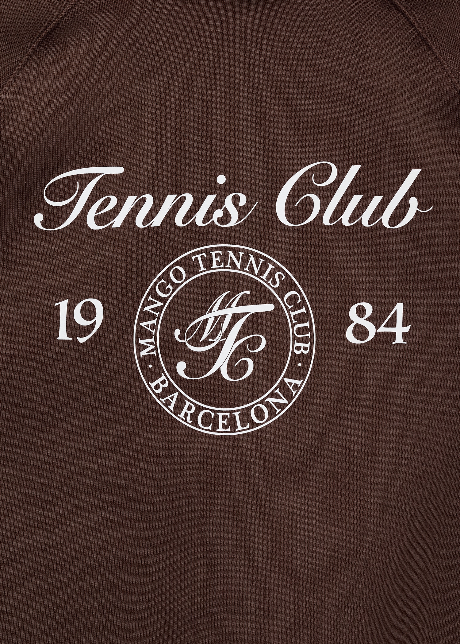 Hooded sweatshirt with printed message - Details of the article 0