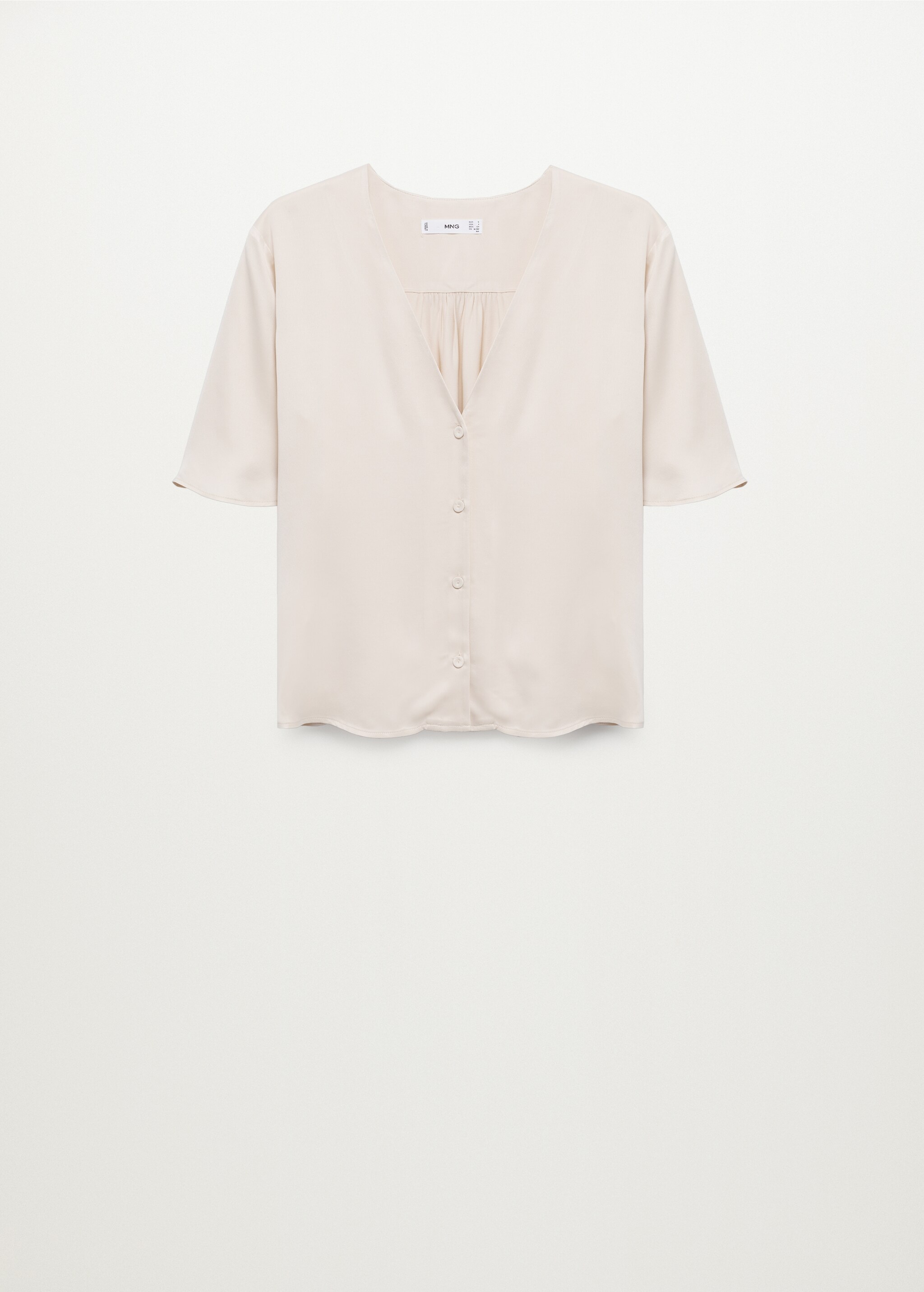 Blusa fluida satinada - Artículo sin modelo