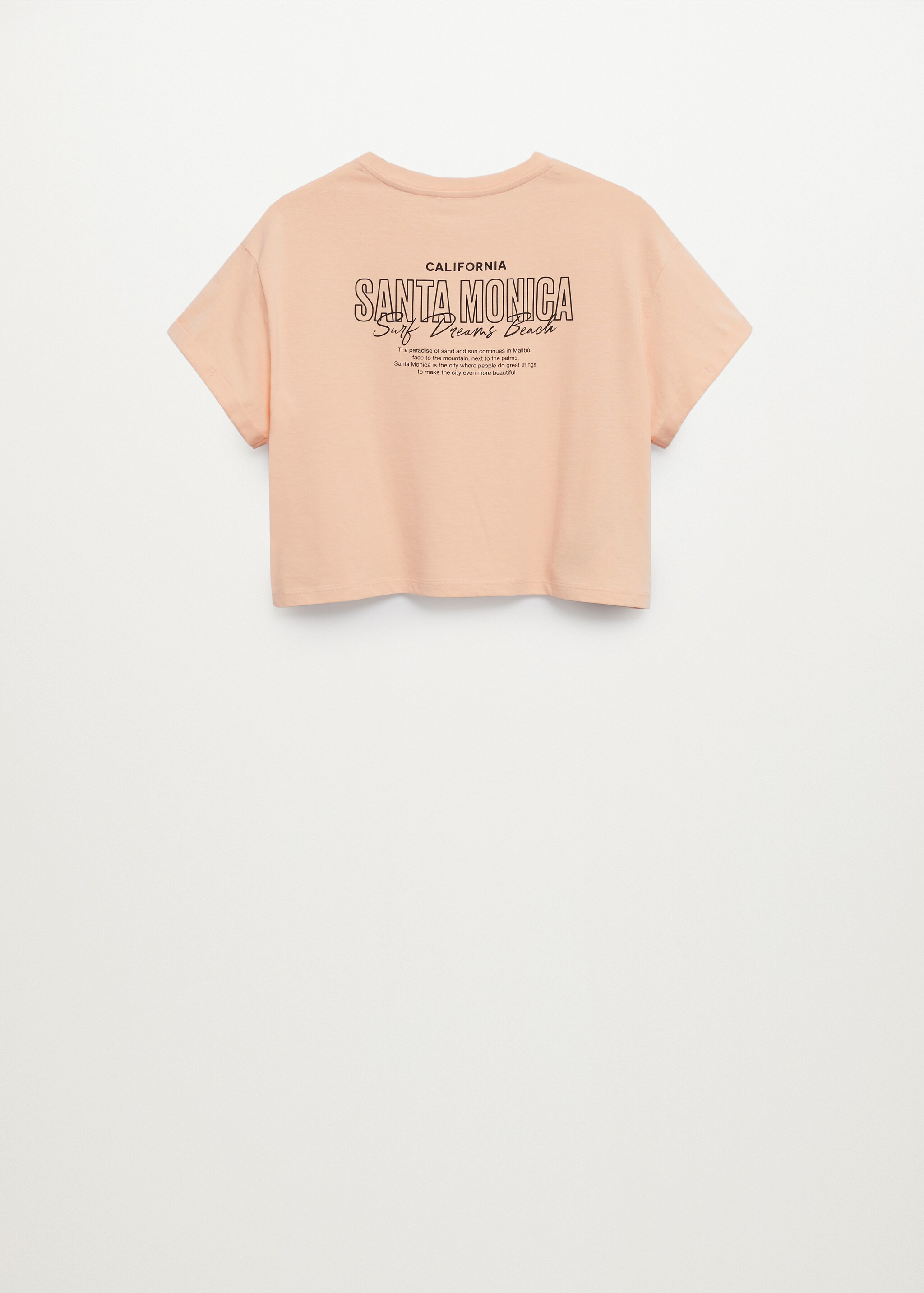 Camiseta oversize estampada - Reverso del artículo