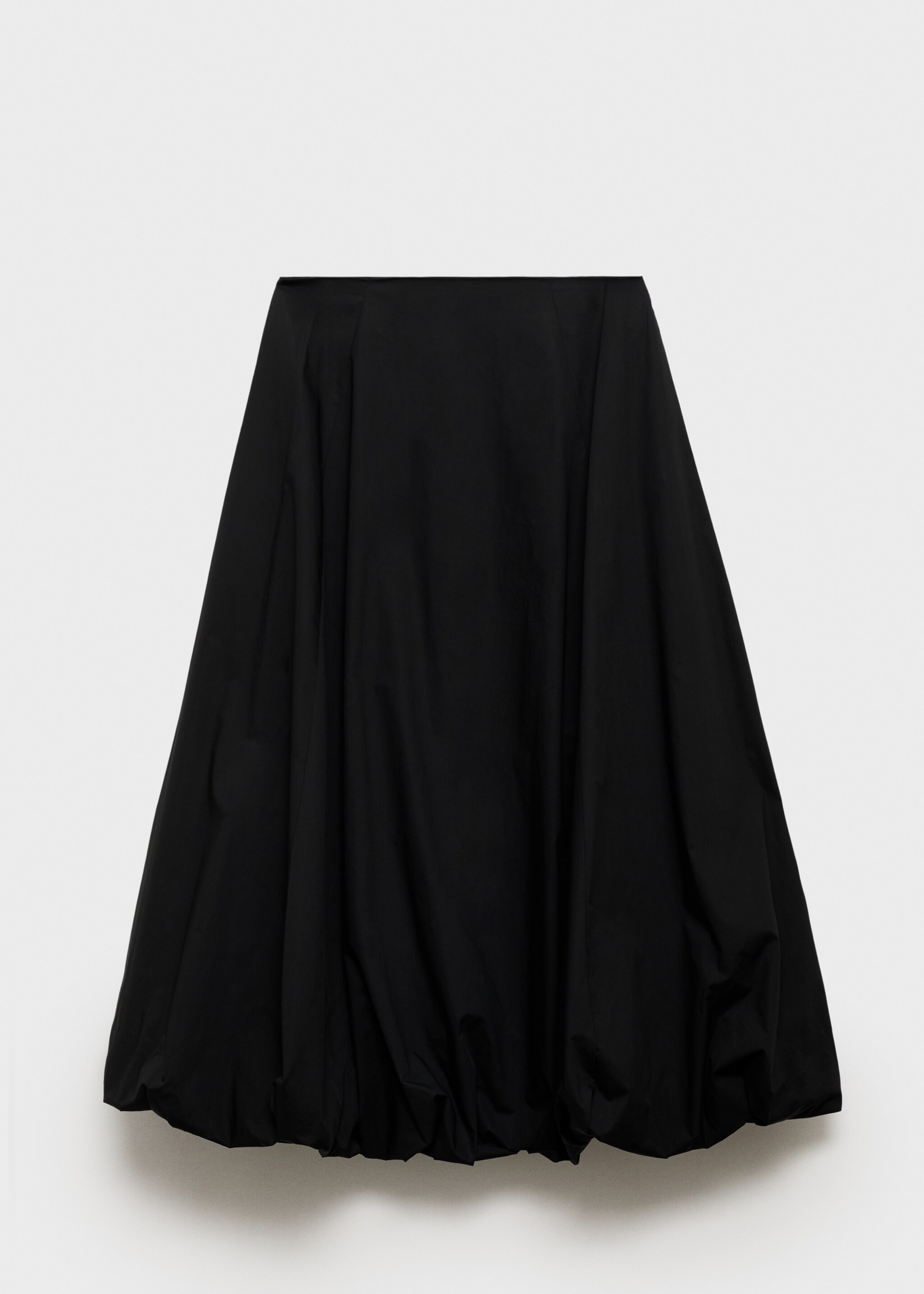 Balloon midi skirt - Article without model, Black. Ref: 87048264-00.