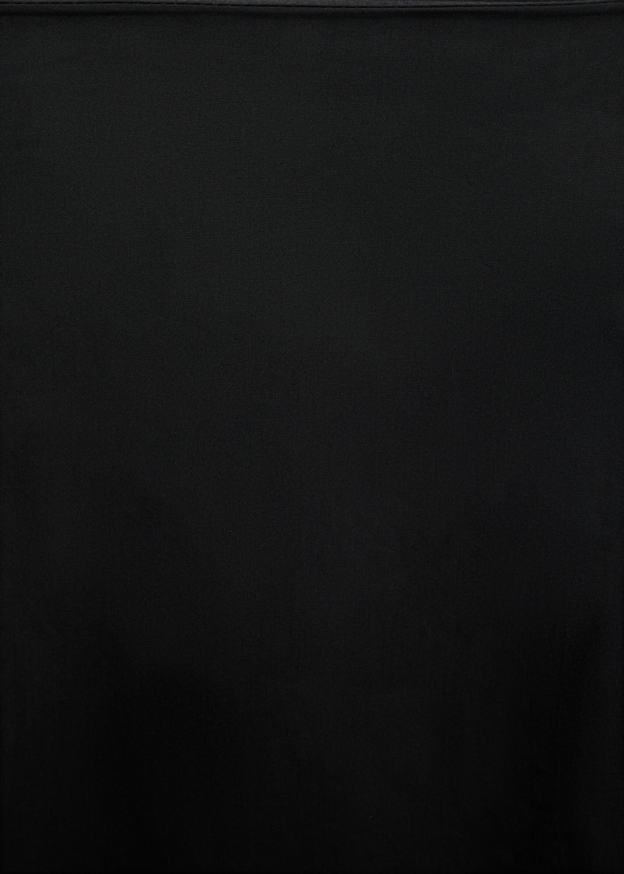 Balloon midi skirt - Details of the article 0, Black. Ref: 87048264-00.