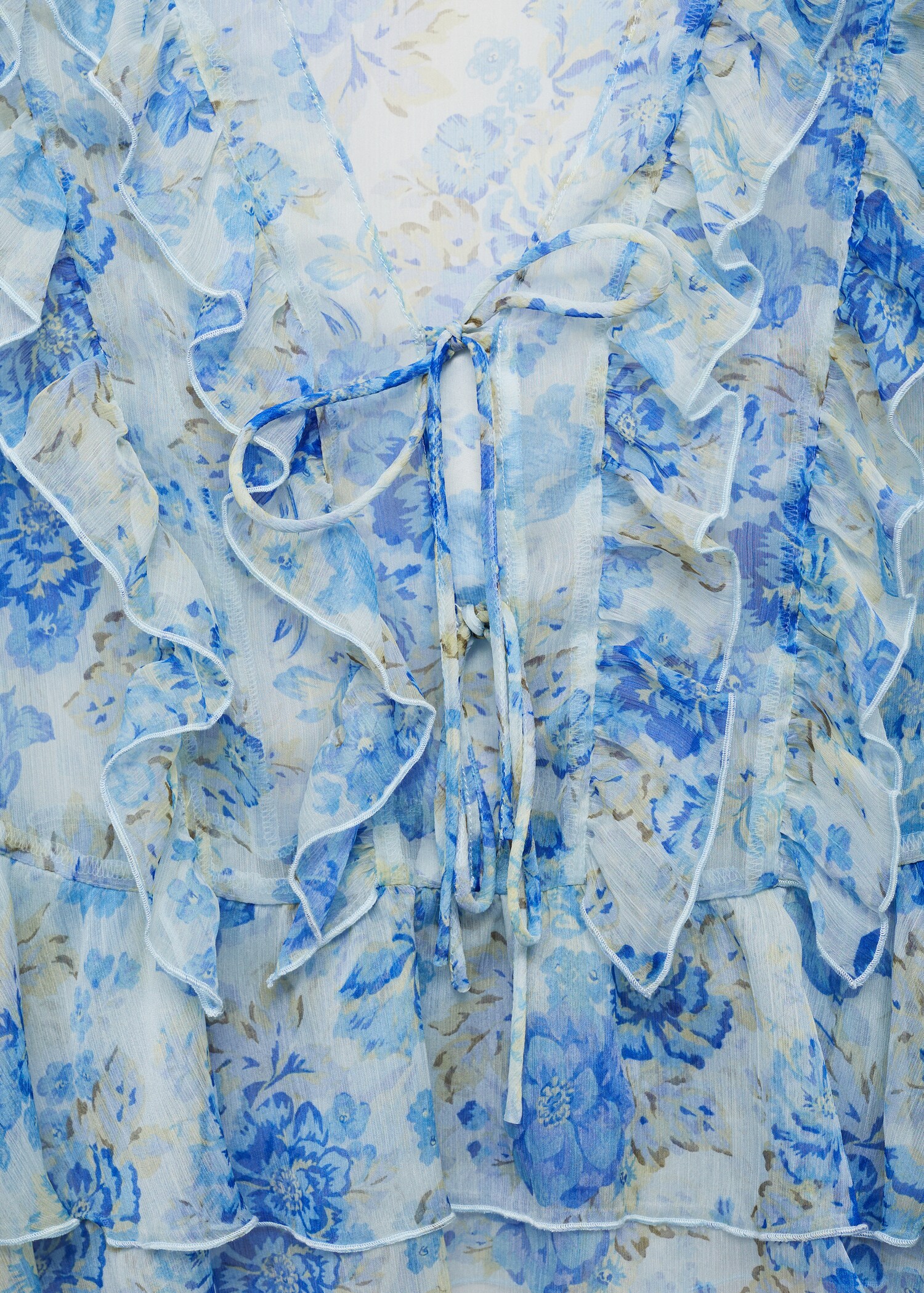 Blouse fleurie volants - Détail de l'article 8