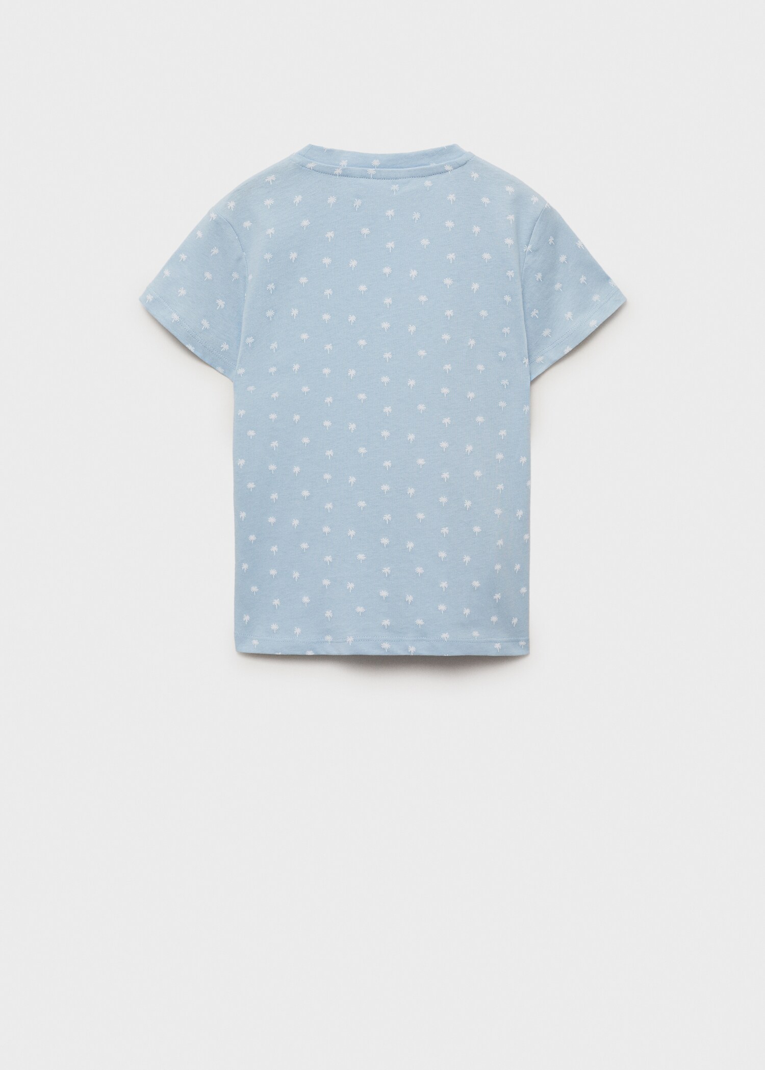 Embroidered detail print t-shirt - Reverse of the article