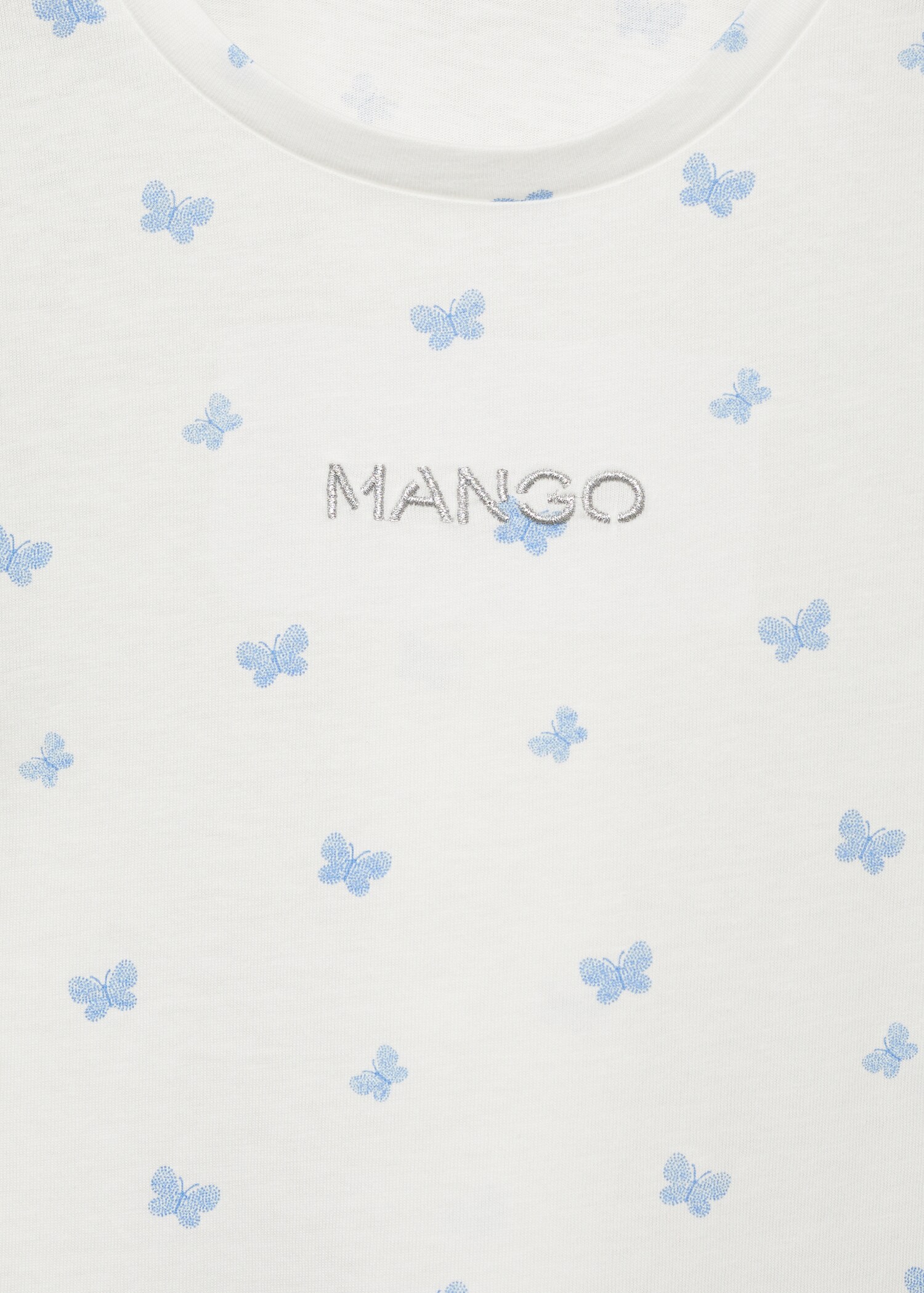 Embroidered detail print t-shirt - Details of the article 8