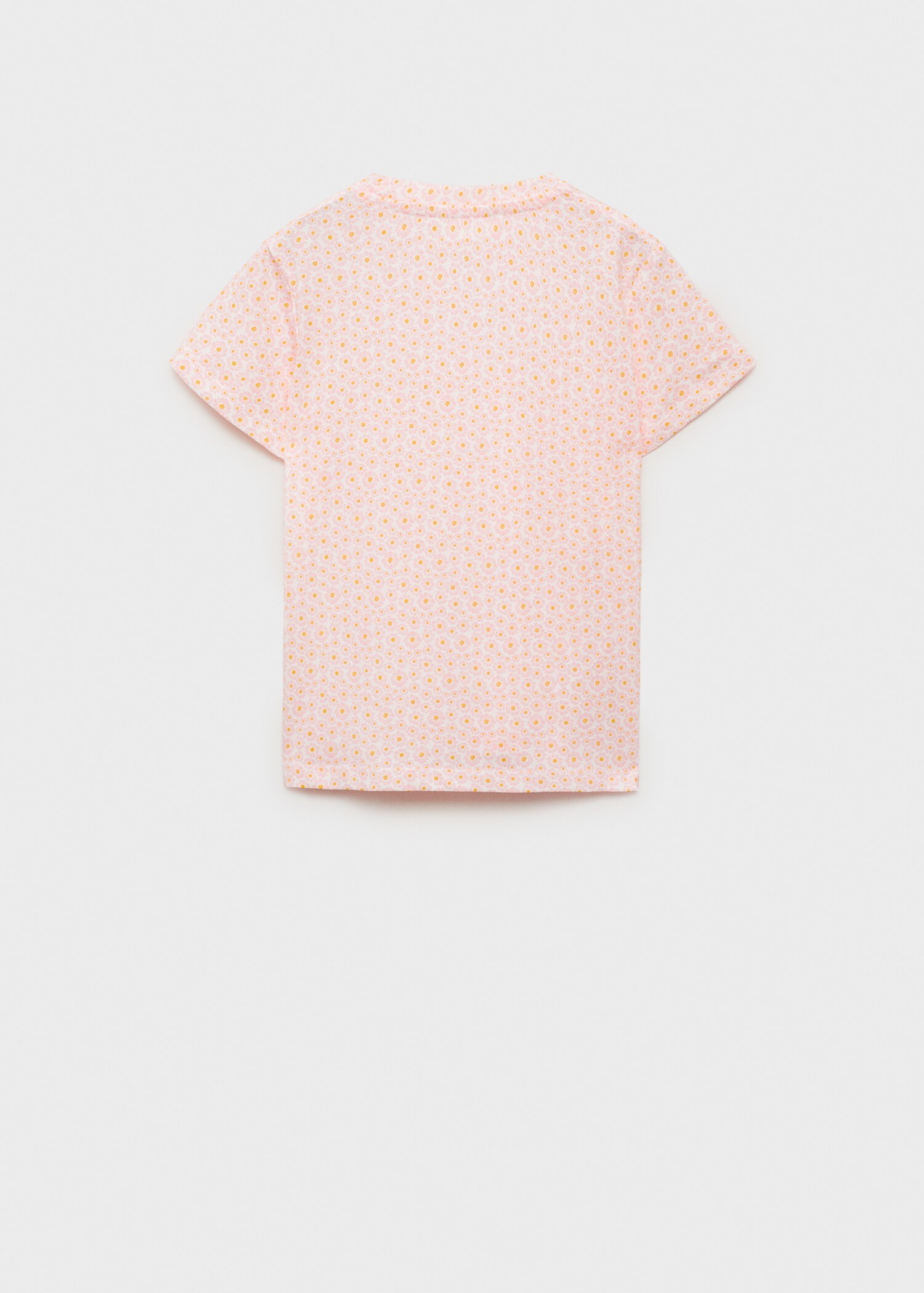 Embroidered detail print t-shirt - Reverse of the article