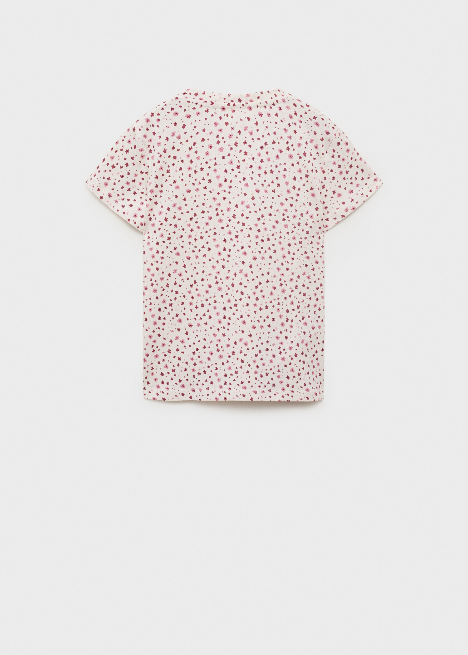 Embroidered detail print t-shirt - Reverse of the article