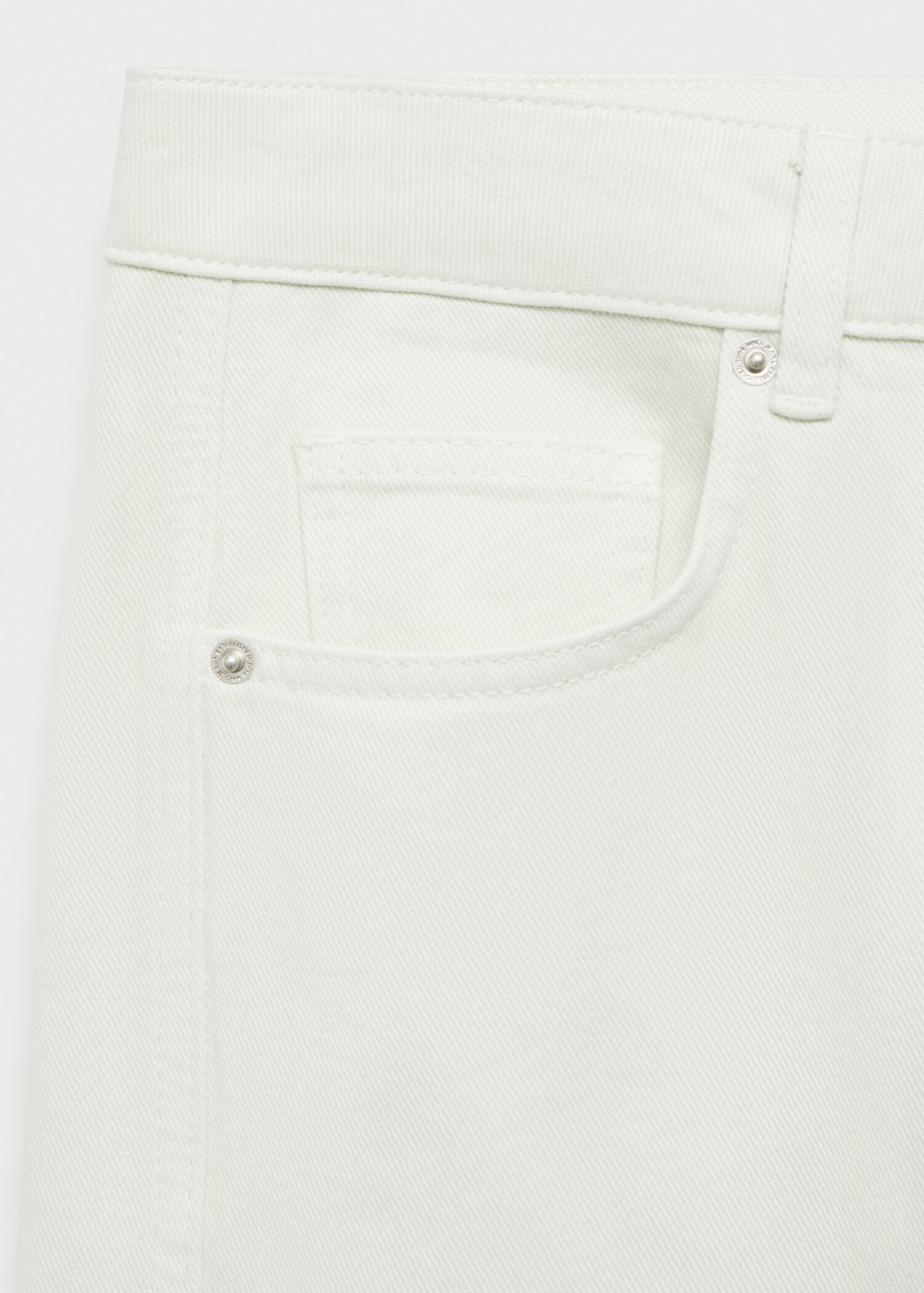 Wideleg mid-rise jeans - Details of the article 0