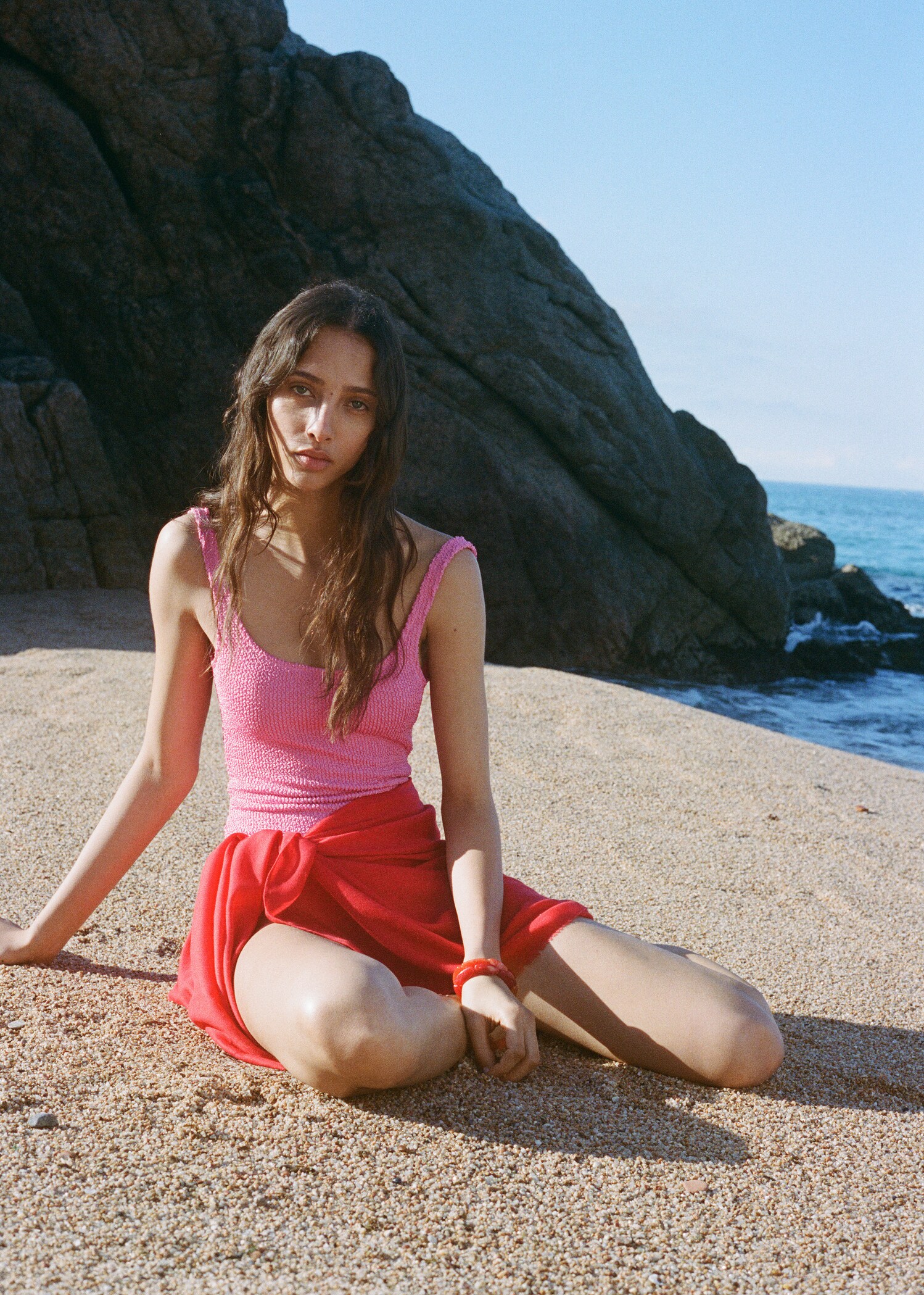 Plavky s texturou - Náhled ve středové rovině