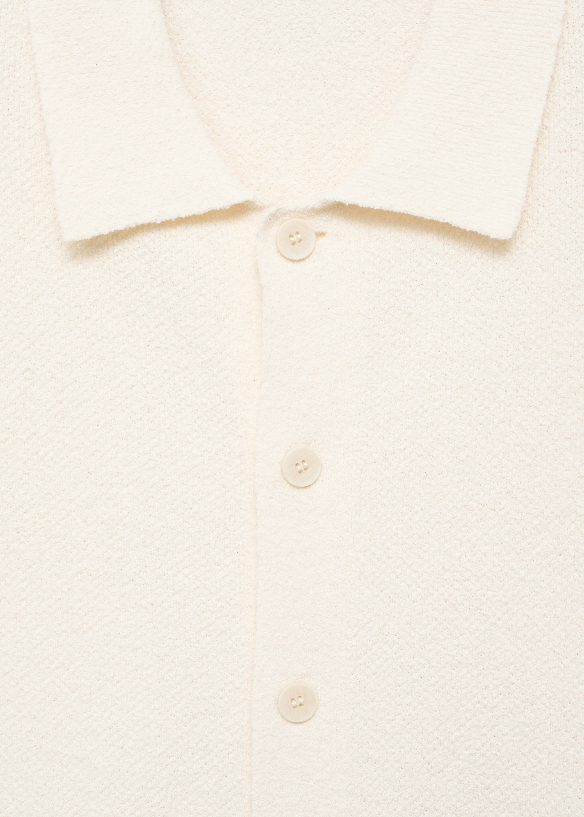 Feinstrick-Hemd - Detail des Artikels 8, Elfenbeinweiß. Ref: 87049210-00.