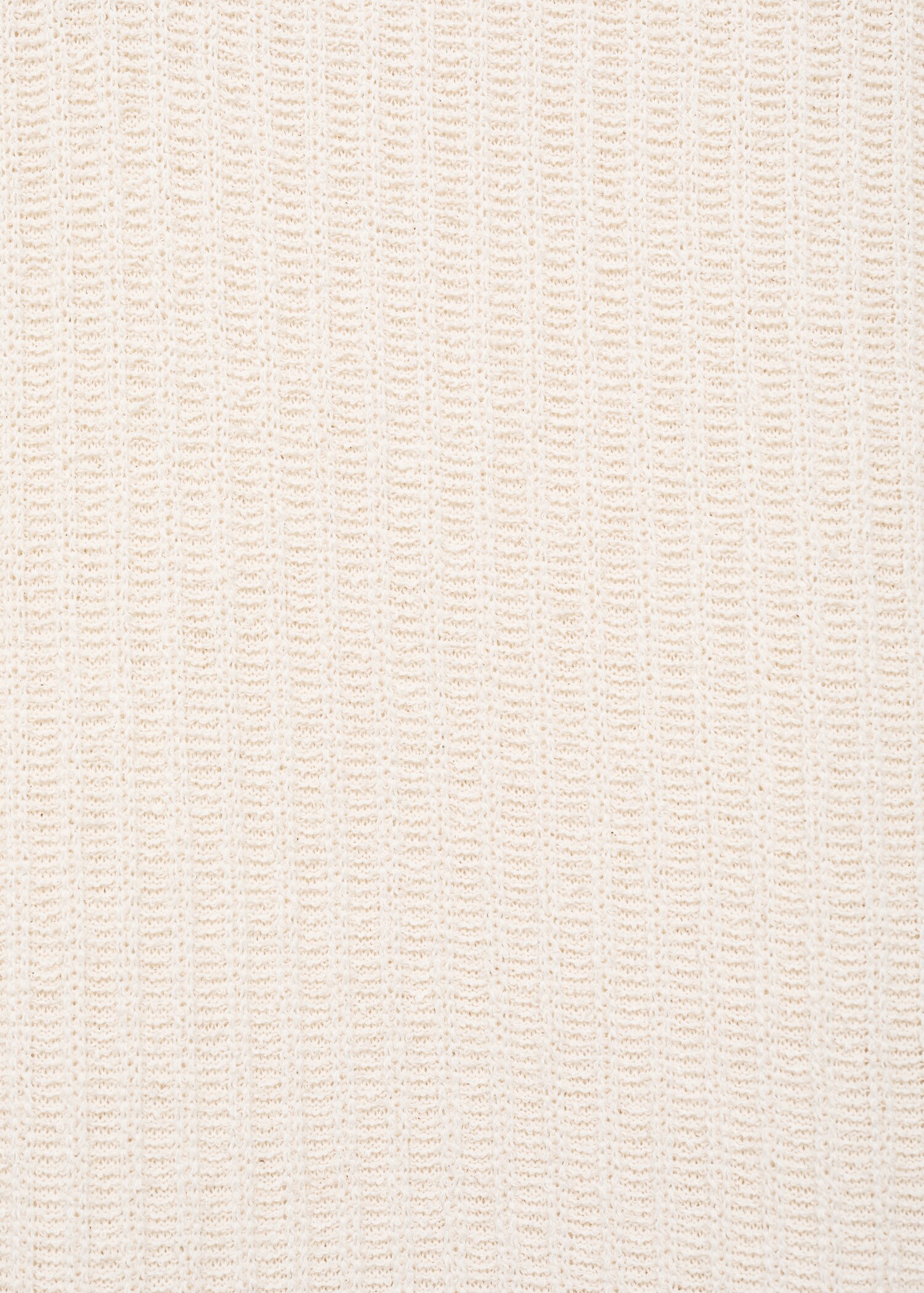 Thick rib-knit polo shirt - Details of the article 0