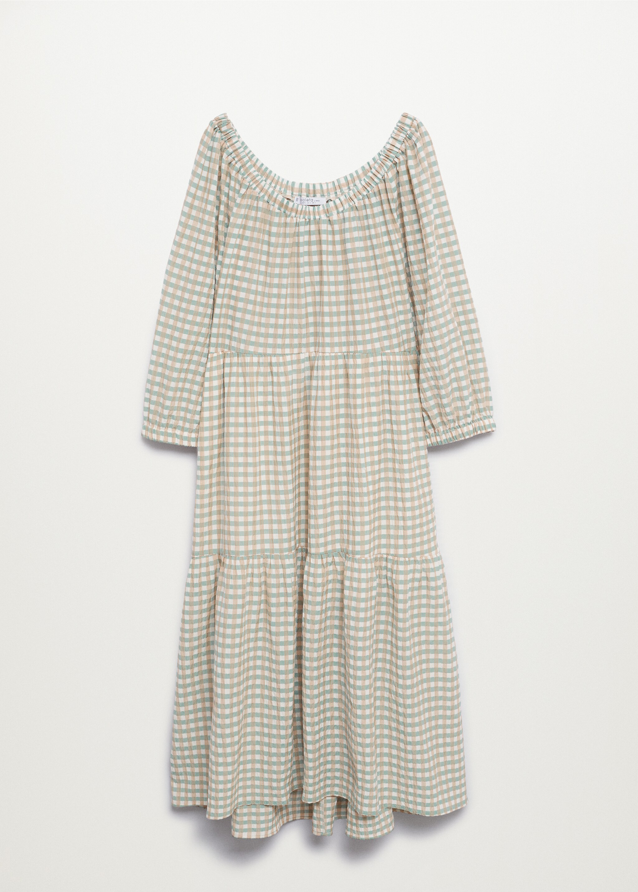 Vestido midi cuadros - Artículo sin modelo